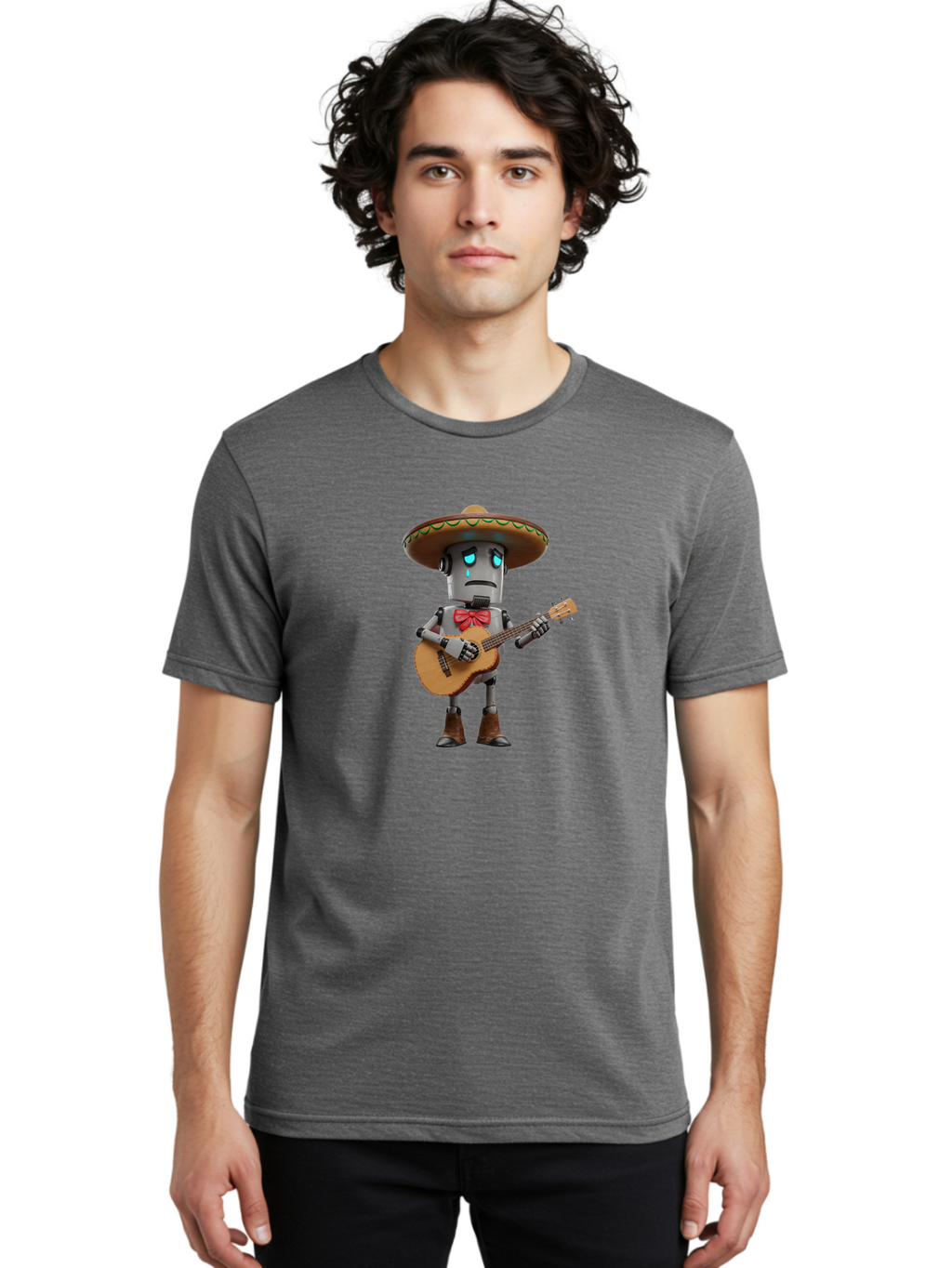 Crying-Robot-Mariachi Men'S Graphic Tee, 100% Cotton, Comfortable Casual Summer Wear, Machine Washable, Vintage Camera, Old Camera, Antique Camera, Black Camera, Classic Photography, Photography Equipment, Nostalgic Device, Film Camera, Bao308