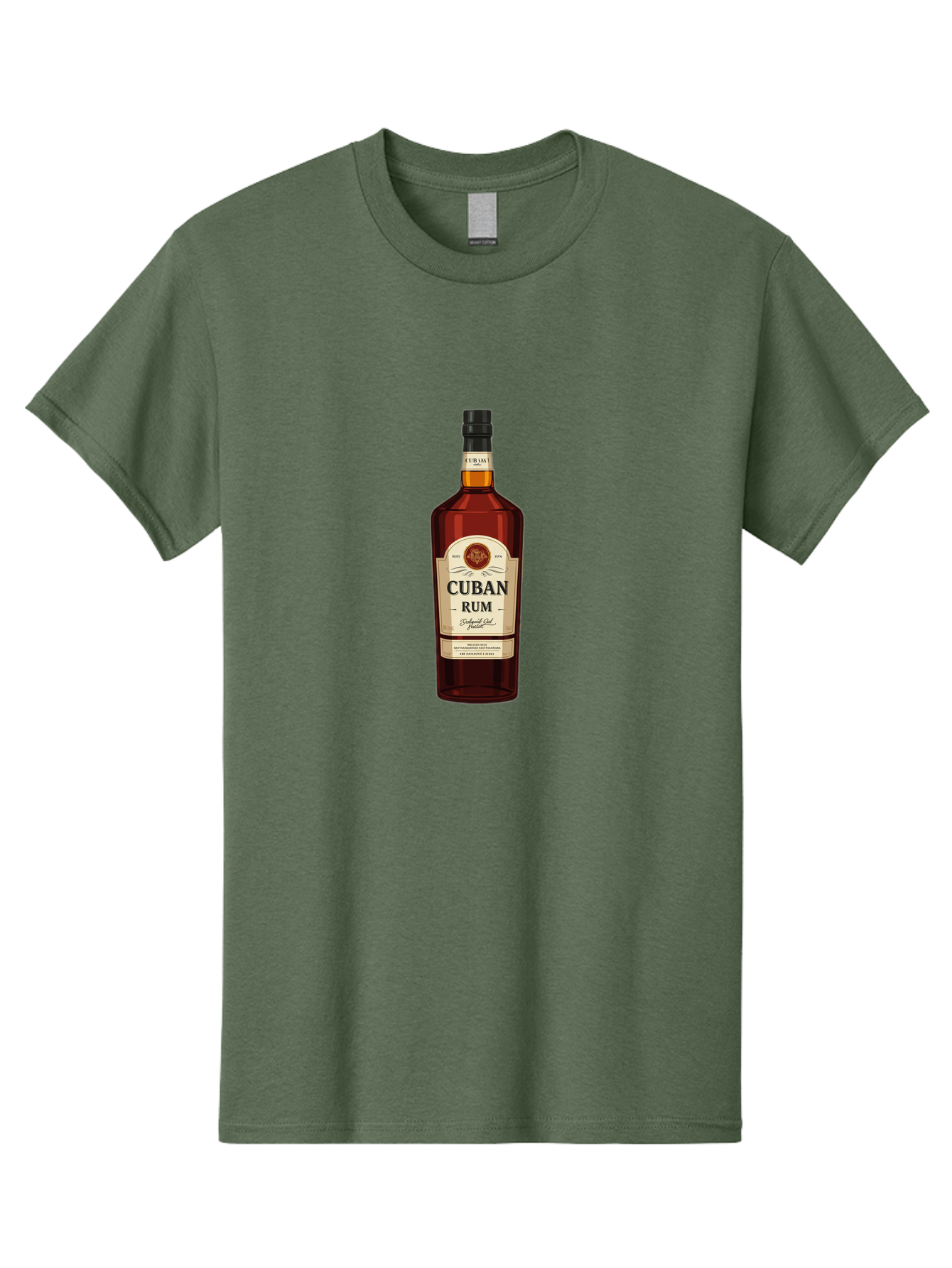Cuban-Rum Men'S Graphic Tee, 100% Cotton, Comfortable Casual Summer Wear, Machine Washable, Vintage Camera, Old Camera, Antique Camera, Black Camera, Classic Photography, Photography Equipment, Nostalgic Device, Film Camera, Camera Art Bao311