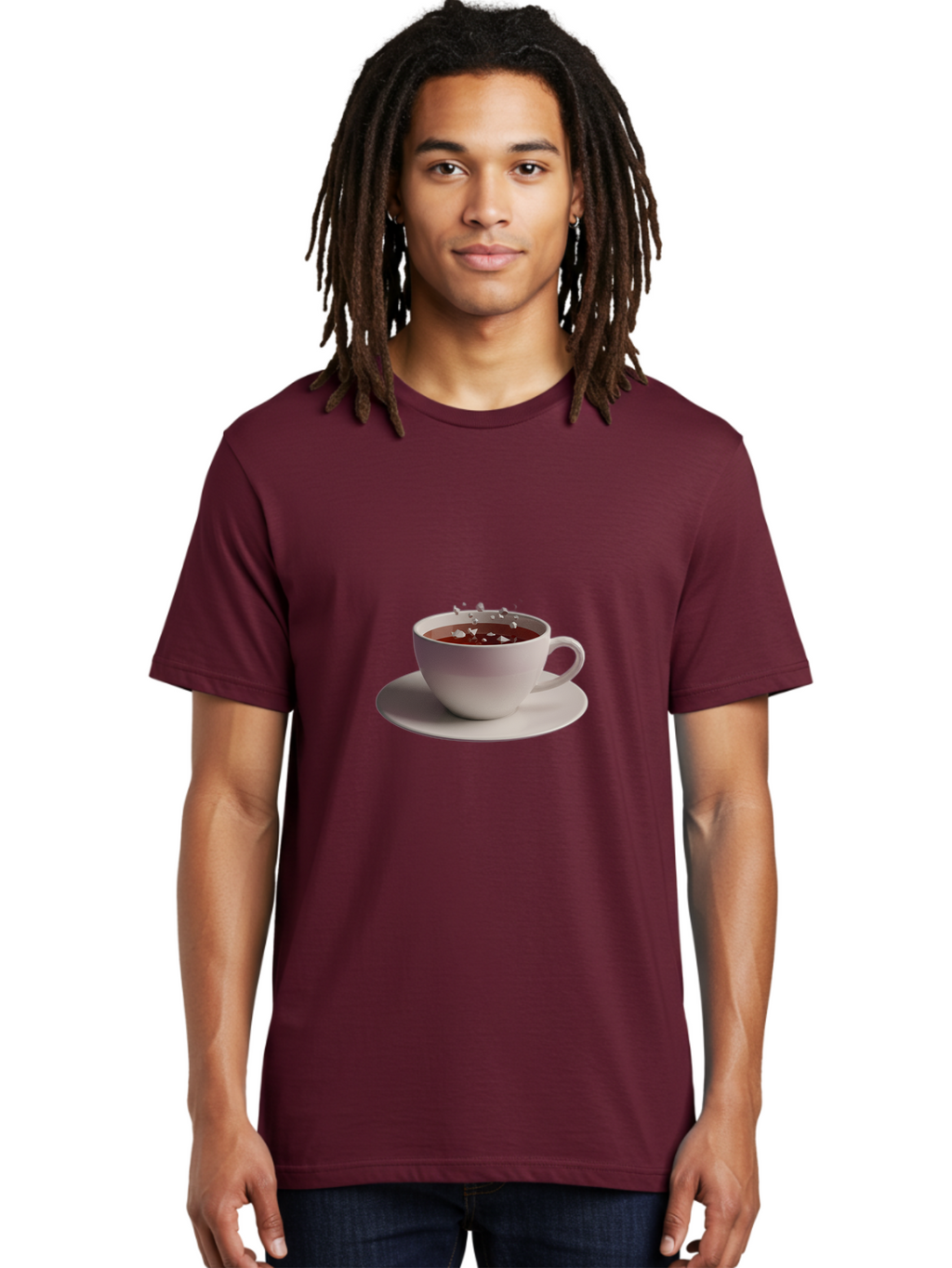 Cup-Of-Coffee-1 Men'S Graphic Tee, 100% Cotton, Comfortable Casual Summer Wear, Machine Washable, Vintage Camera, Old Camera, Antique Camera, Black Camera, Classic Photography, Photography Equipment, Nostalgic Device, Film Camera, Camera Art Bao312