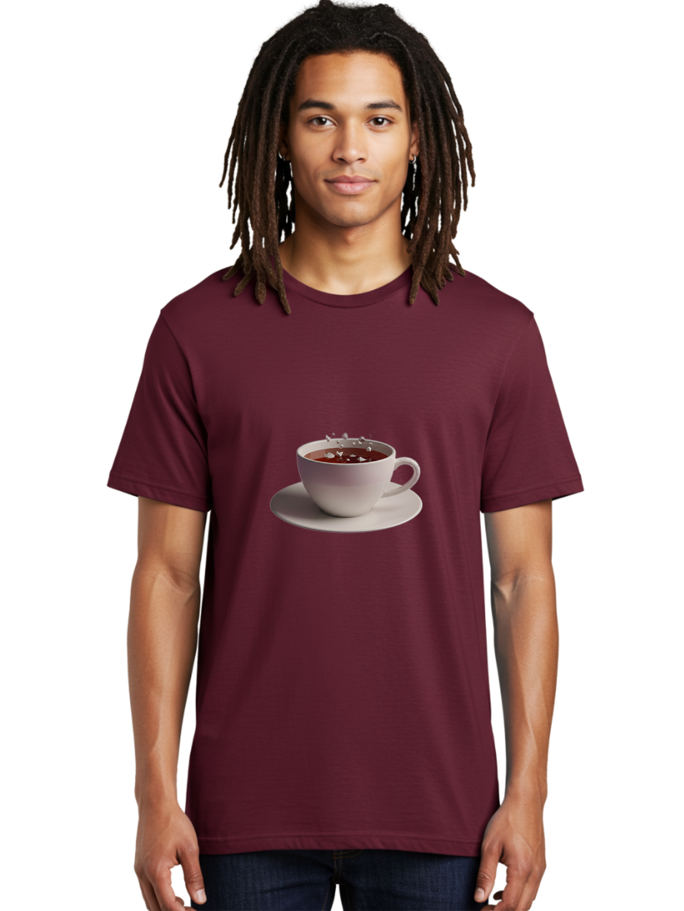 Cup-Of-Coffee-1 Men'S Graphic Tee, 100% Cotton, Comfortable Casual Summer Wear, Machine Washable, Vintage Camera, Old Camera, Antique Camera, Black Camera, Classic Photography, Photography Equipment, Nostalgic Device, Film Camera, Camera Art Bao312