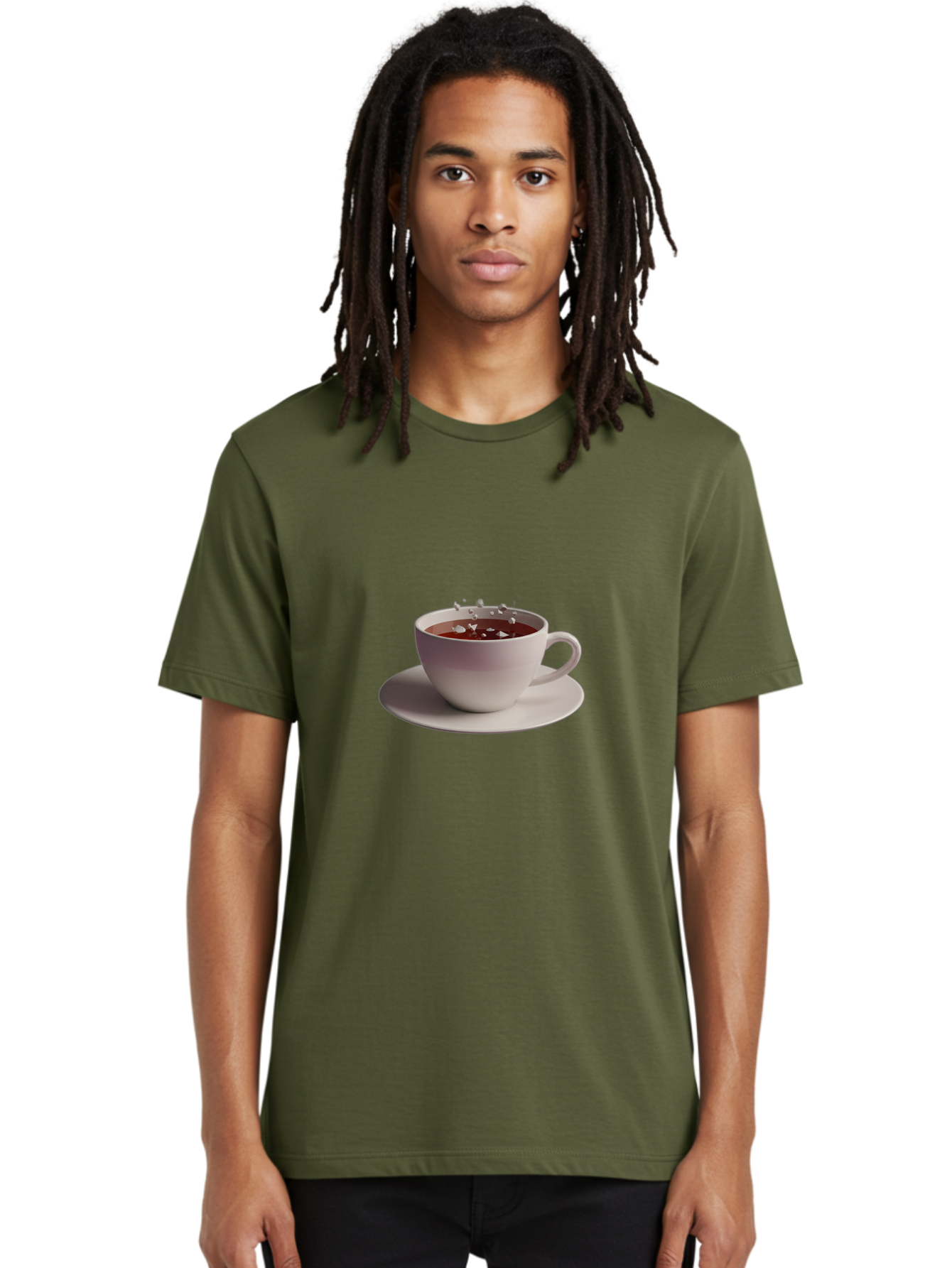 Cup-Of-Coffee-1 Men'S Graphic Tee, 100% Cotton, Comfortable Casual Summer Wear, Machine Washable, Vintage Camera, Old Camera, Antique Camera, Black Camera, Classic Photography, Photography Equipment, Nostalgic Device, Film Camera, Camera Art Bao312