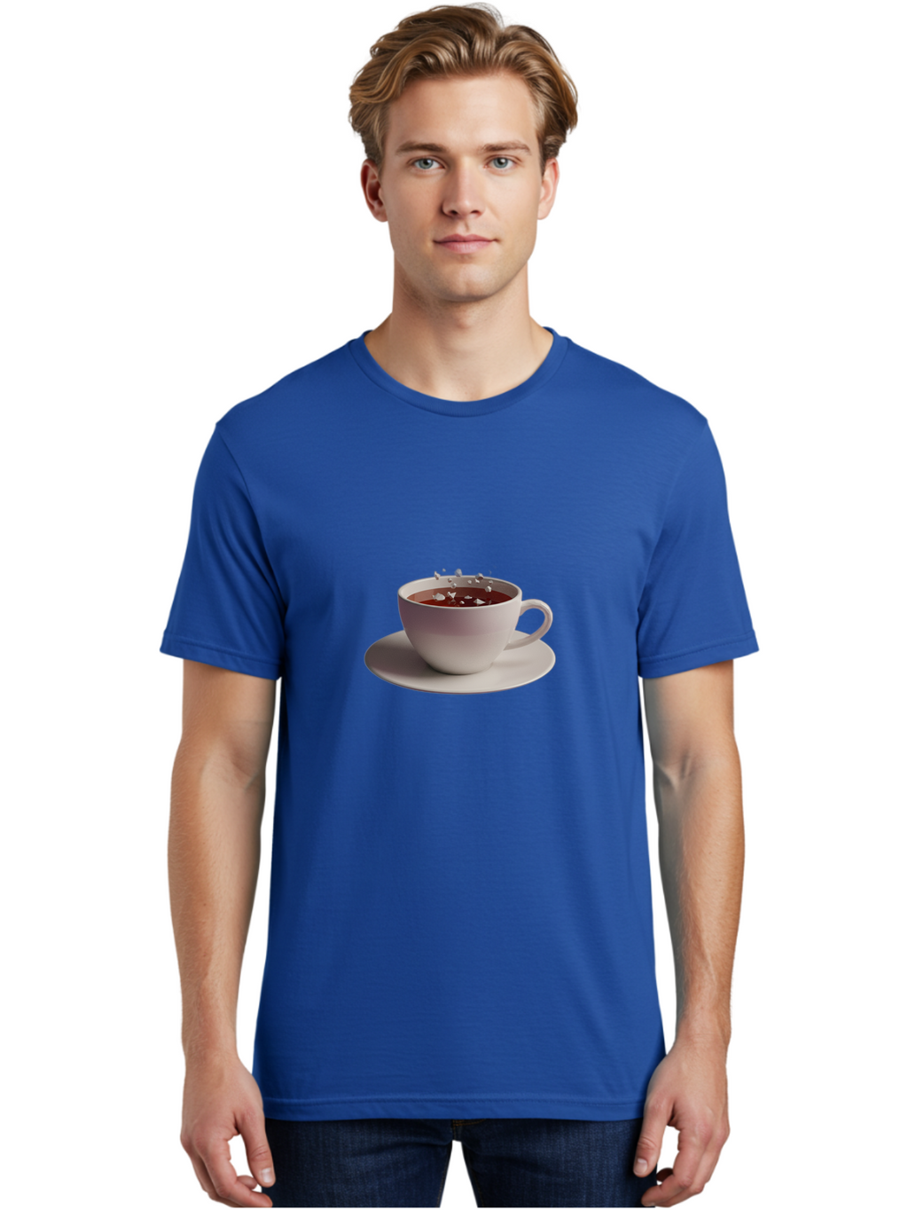 Cup-Of-Coffee-1 Men'S Graphic Tee, 100% Cotton, Comfortable Casual Summer Wear, Machine Washable, Vintage Camera, Old Camera, Antique Camera, Black Camera, Classic Photography, Photography Equipment, Nostalgic Device, Film Camera, Camera Art Bao312