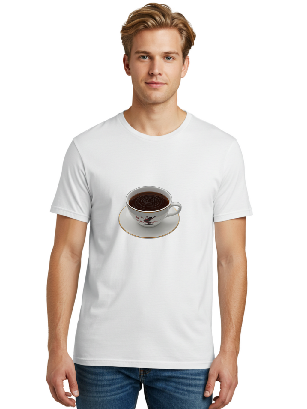 Cup-Of-Coffee Men'S Graphic Tee, 100% Cotton, Comfortable Casual Summer Wear, Machine Washable, Vintage Camera, Old Camera, Antique Camera, Black Camera, Classic Photography, Photography Equipment, Nostalgic Device, Film Camera, Camera Art Bao313