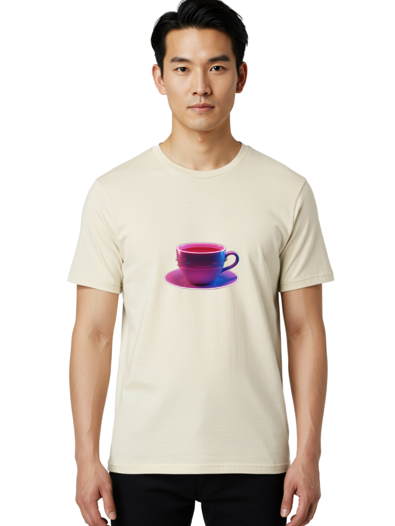 Cup-Of-Tea Men'S Graphic Tee, 100% Cotton, Comfortable Casual Summer Wear, Machine Washable, Vintage Camera, Old Camera, Antique Camera, Black Camera, Classic Photography, Photography Equipment, Nostalgic Device, Film Camera, Camera Art Bao315