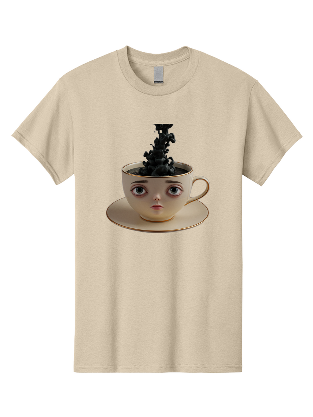Cup-With-Face Men'S Graphic Tee, 100% Cotton, Comfortable Casual Summer Wear, Machine Washable, Vintage Camera, Old Camera, Antique Camera, Black Camera, Classic Photography, Photography Equipment, Nostalgic Device, Film Camera, Camera Art Bao316