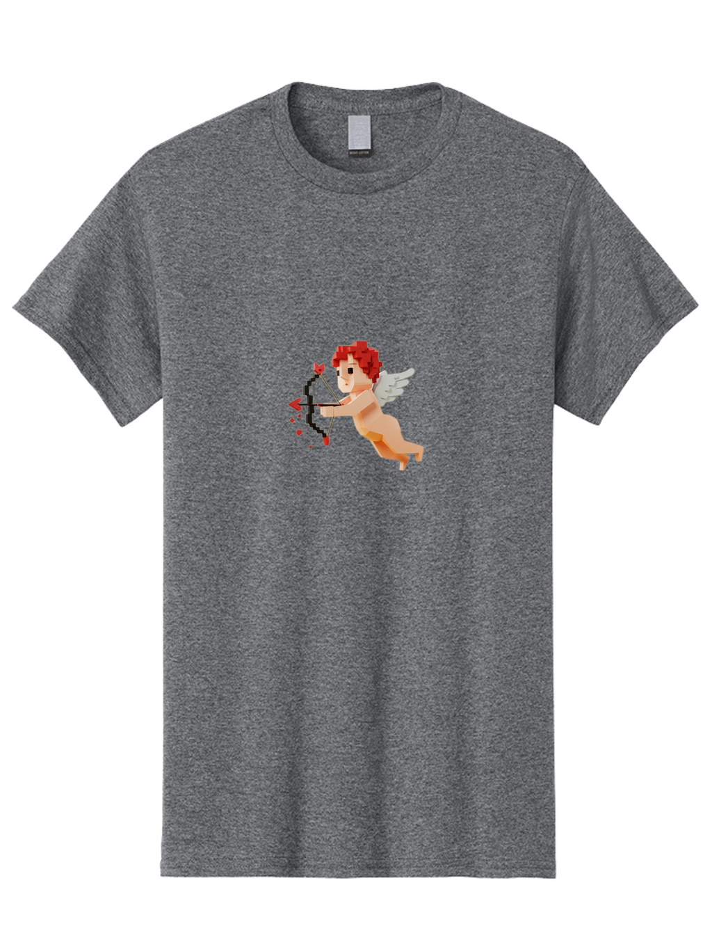 Cupid-4 Men'S Graphic Tee, 100% Cotton, Comfortable Casual Summer Wear, Machine Washable, Vintage Camera, Old Camera, Antique Camera, Black Camera, Classic Photography, Photography Equipment, Nostalgic Device, Film Camera, Camera Art Bao320