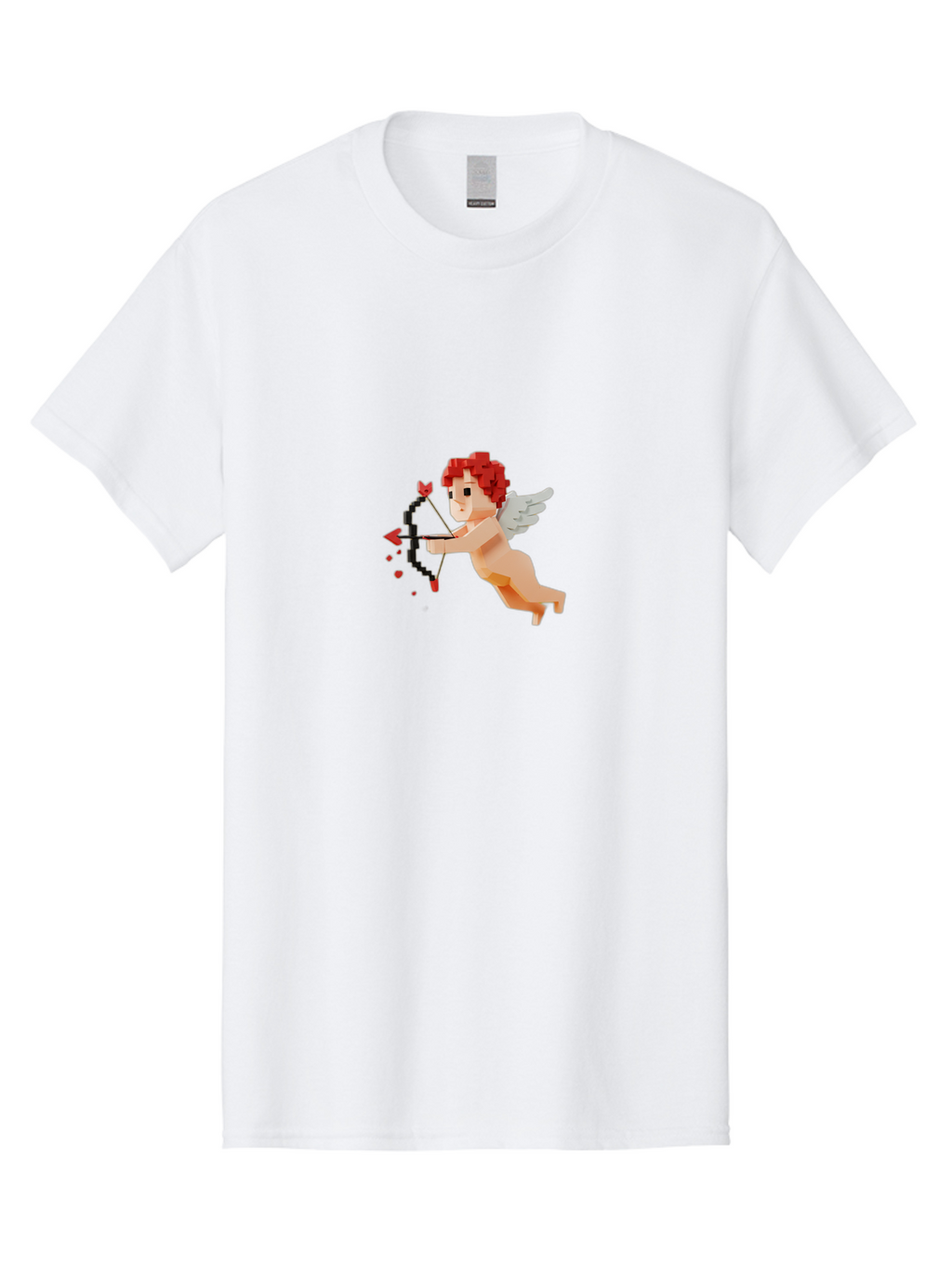 Cupid-4 Men'S Graphic Tee, 100% Cotton, Comfortable Casual Summer Wear, Machine Washable, Vintage Camera, Old Camera, Antique Camera, Black Camera, Classic Photography, Photography Equipment, Nostalgic Device, Film Camera, Camera Art Bao320