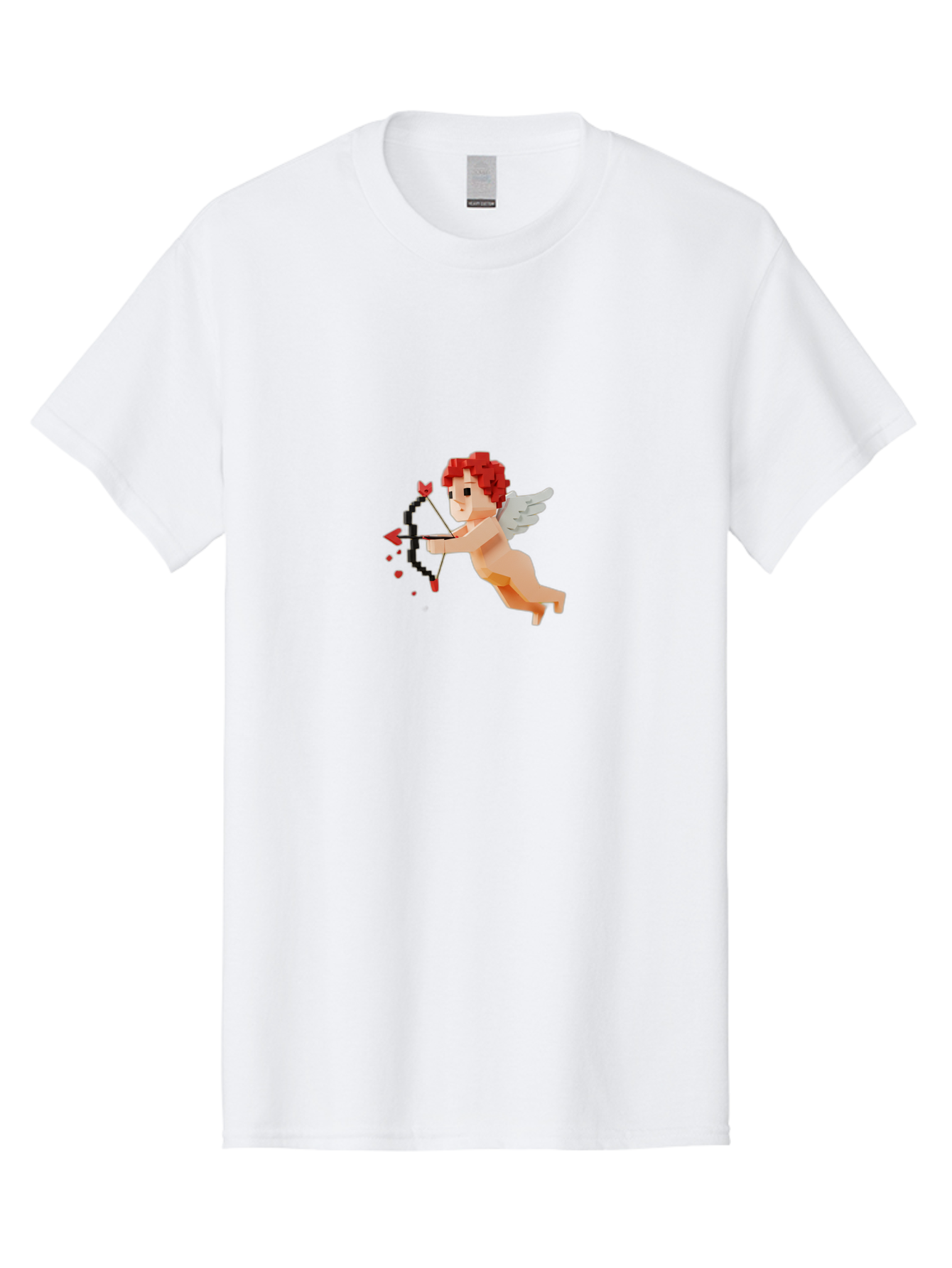 Cupid-4 Men'S Graphic Tee, 100% Cotton, Comfortable Casual Summer Wear, Machine Washable, Vintage Camera, Old Camera, Antique Camera, Black Camera, Classic Photography, Photography Equipment, Nostalgic Device, Film Camera, Camera Art Bao320