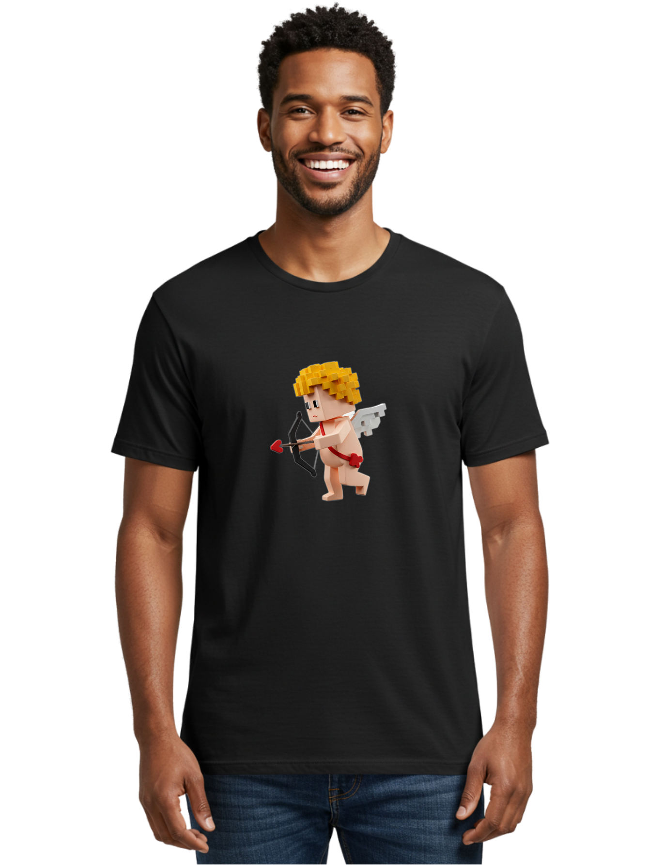 Cupid Men'S Graphic Tee, 100% Cotton, Comfortable Casual Summer Wear, Machine Washable, Vintage Camera, Old Camera, Antique Camera, Black Camera, Classic Photography, Photography Equipment, Nostalgic Device, Film Camera, Camera Art Bao323