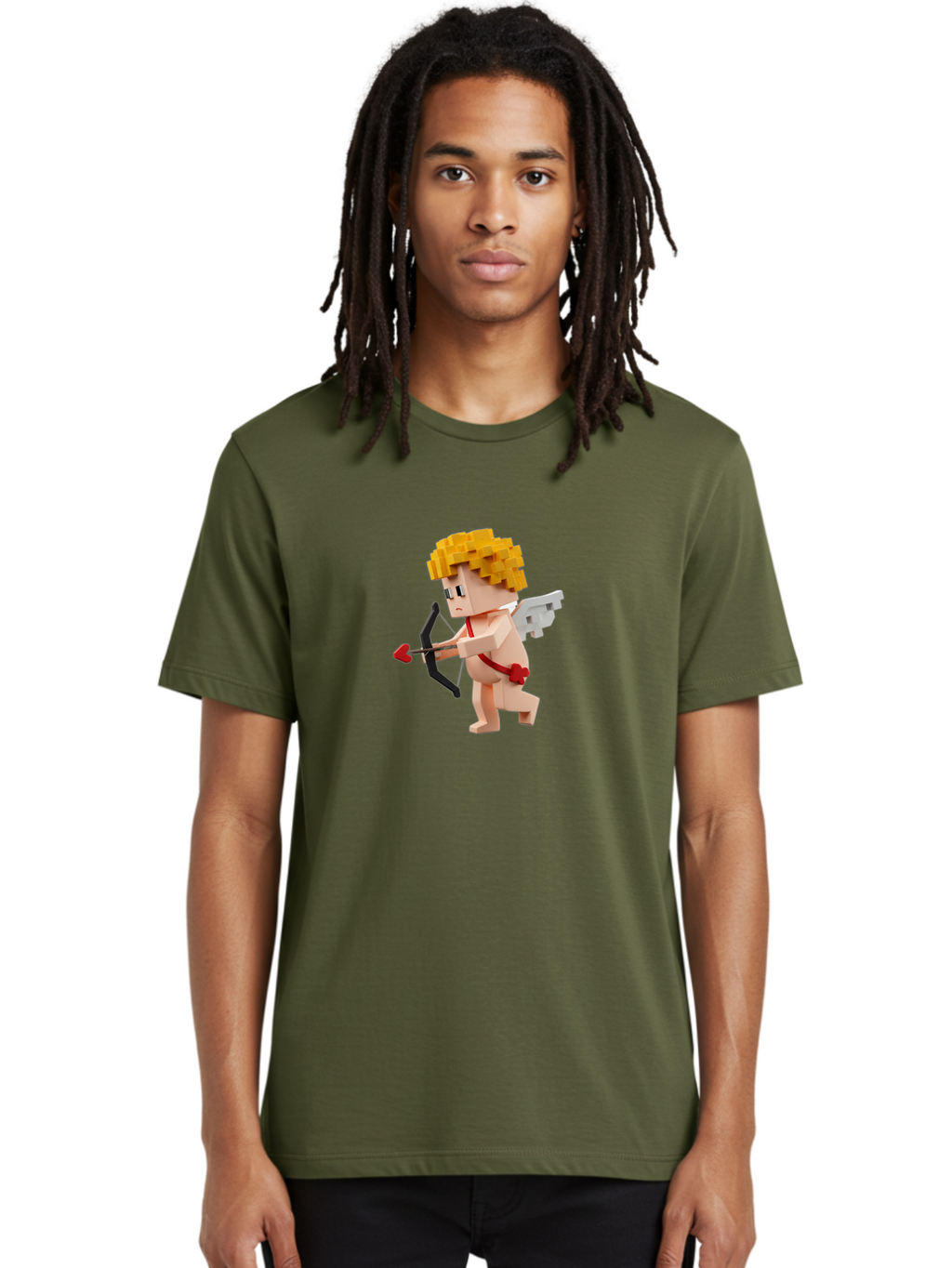 Cupid Men'S Graphic Tee, 100% Cotton, Comfortable Casual Summer Wear, Machine Washable, Vintage Camera, Old Camera, Antique Camera, Black Camera, Classic Photography, Photography Equipment, Nostalgic Device, Film Camera, Camera Art Bao323