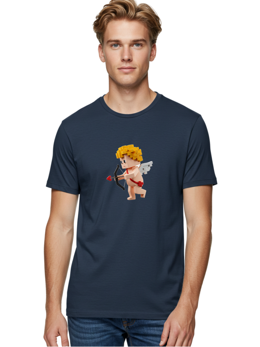 Cupid Men'S Graphic Tee, 100% Cotton, Comfortable Casual Summer Wear, Machine Washable, Vintage Camera, Old Camera, Antique Camera, Black Camera, Classic Photography, Photography Equipment, Nostalgic Device, Film Camera, Camera Art Bao323
