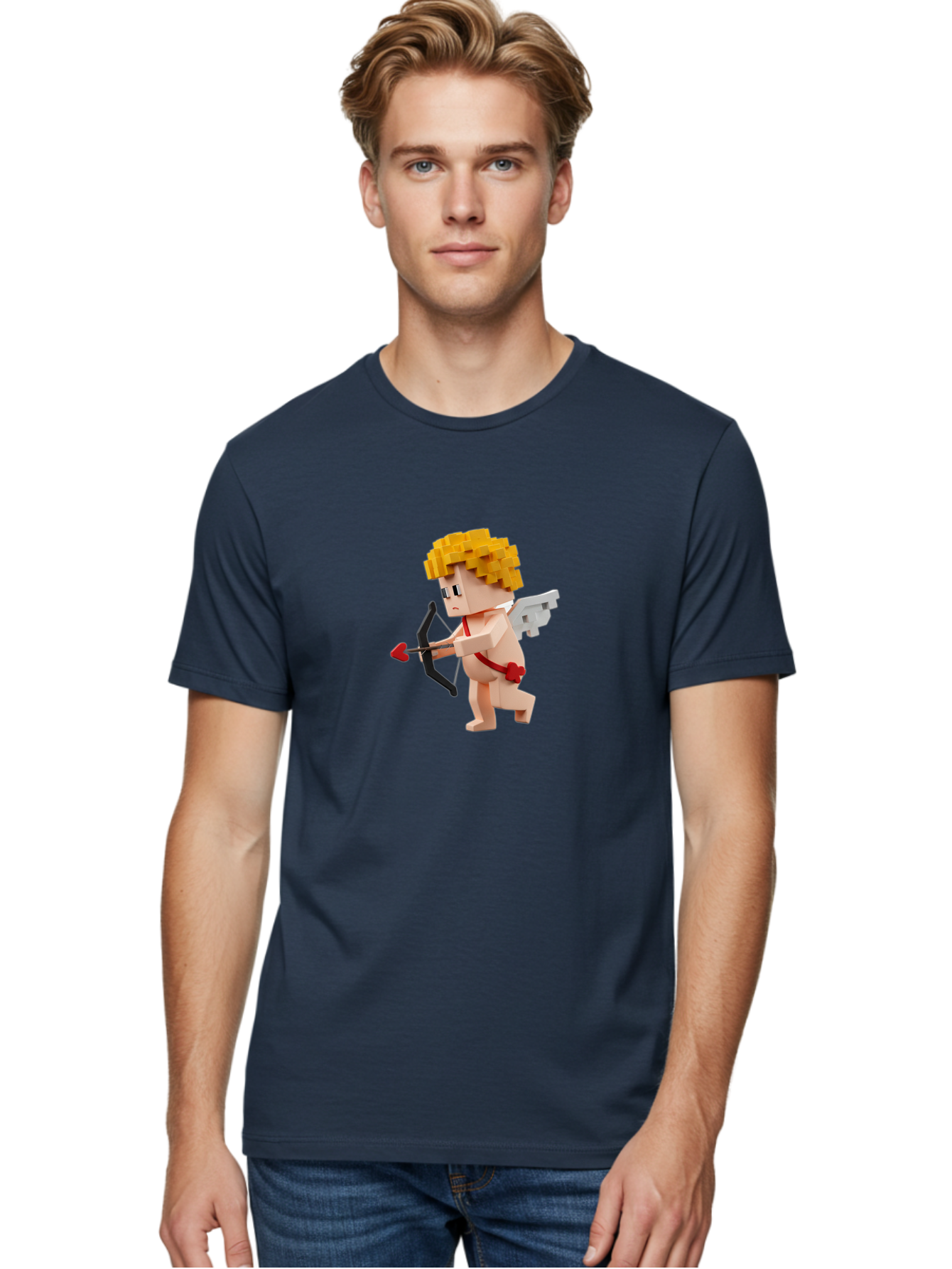 Cupid Men'S Graphic Tee, 100% Cotton, Comfortable Casual Summer Wear, Machine Washable, Vintage Camera, Old Camera, Antique Camera, Black Camera, Classic Photography, Photography Equipment, Nostalgic Device, Film Camera, Camera Art Bao323