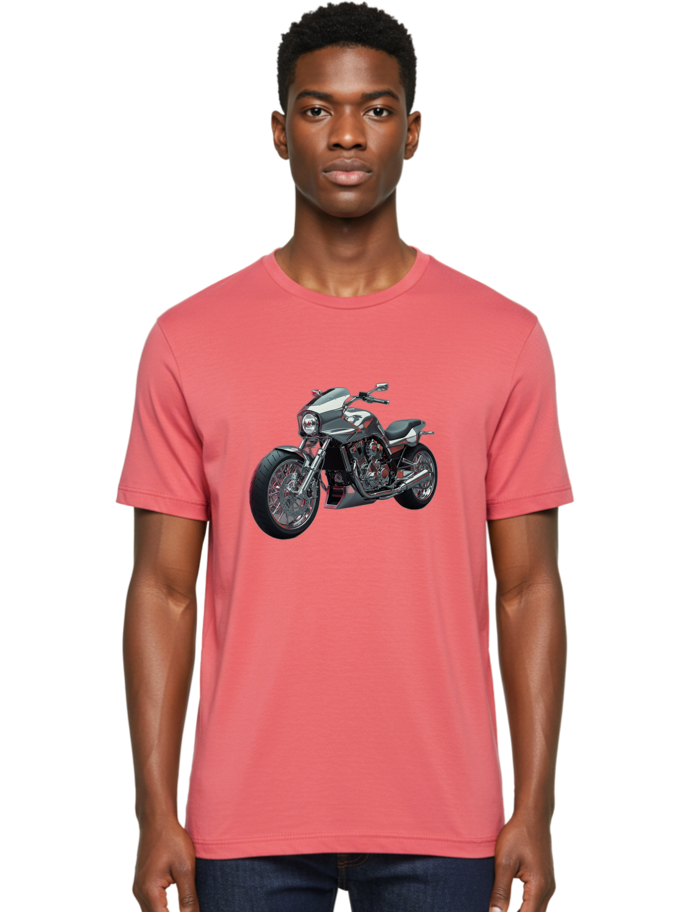 Custom-Motorcycle Men'S Graphic Tee, 100% Cotton, Comfortable Casual Summer Wear, Machine Washable, Vintage Camera, Old Camera, Antique Camera, Black Camera, Classic Photography, Photography Equipment, Nostalgic Device, Film Camera, Camera Art Bao324