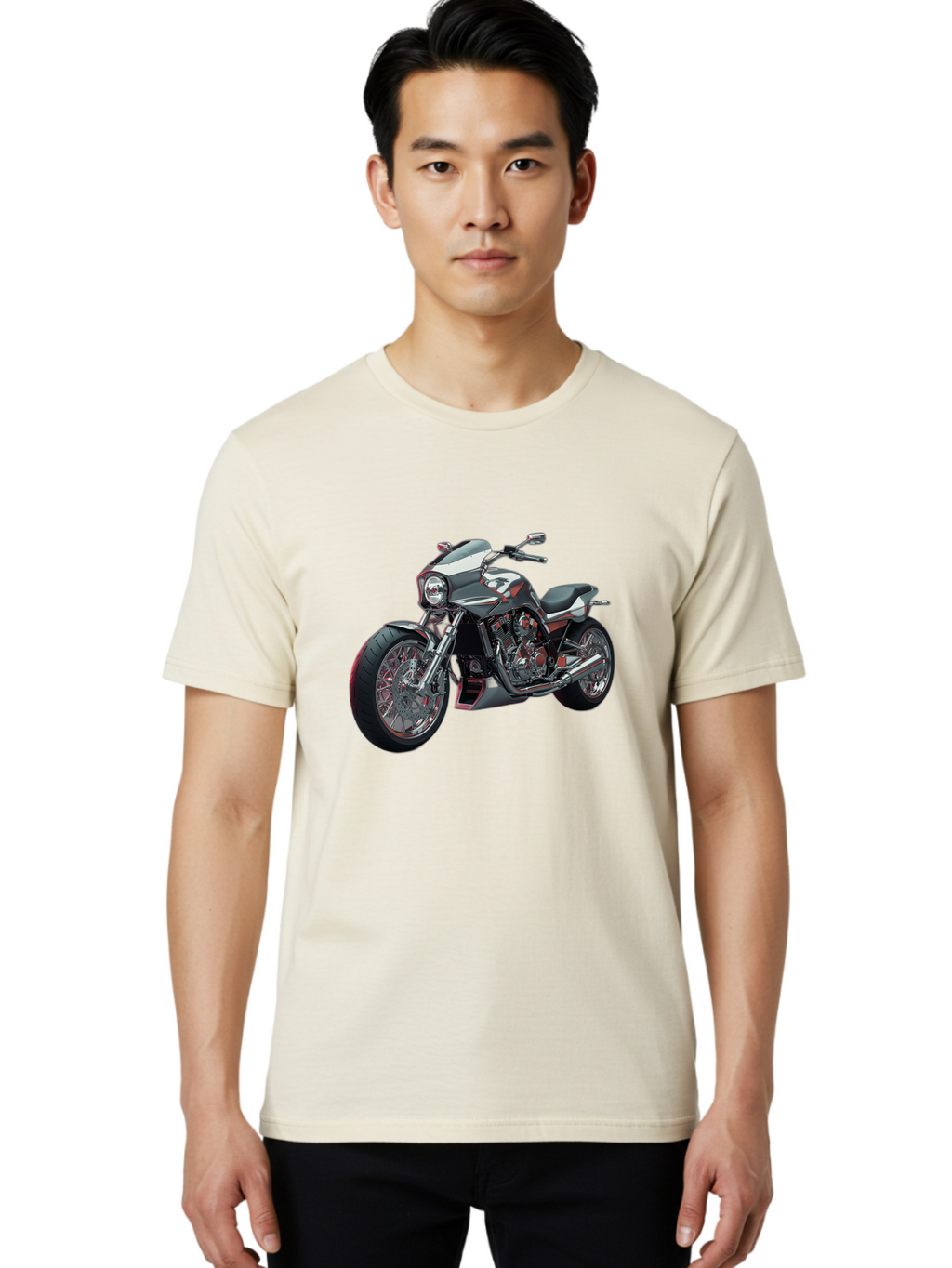 Custom-Motorcycle Men'S Graphic Tee, 100% Cotton, Comfortable Casual Summer Wear, Machine Washable, Vintage Camera, Old Camera, Antique Camera, Black Camera, Classic Photography, Photography Equipment, Nostalgic Device, Film Camera, Camera Art Bao324