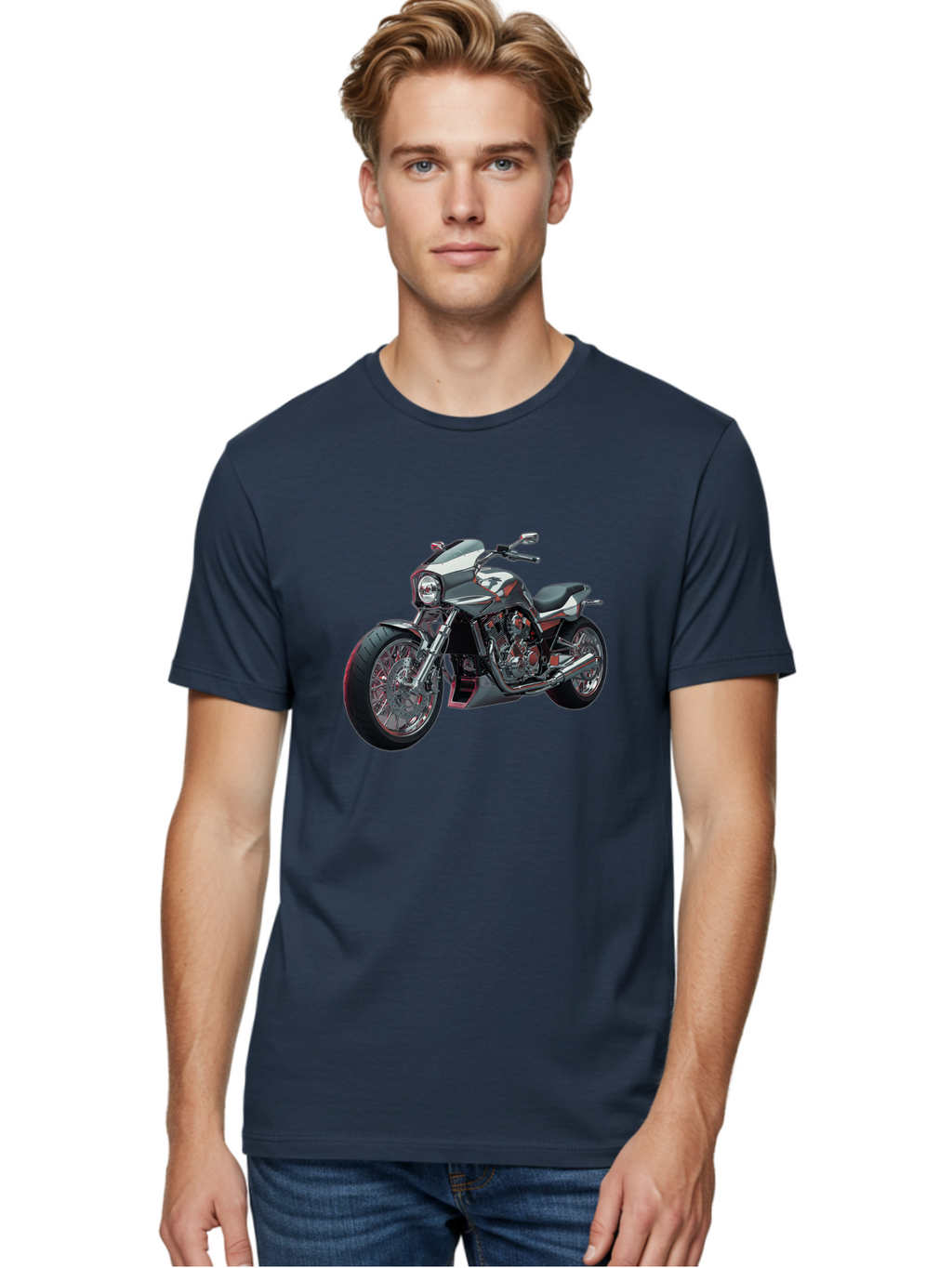 Custom-Motorcycle Men'S Graphic Tee, 100% Cotton, Comfortable Casual Summer Wear, Machine Washable, Vintage Camera, Old Camera, Antique Camera, Black Camera, Classic Photography, Photography Equipment, Nostalgic Device, Film Camera, Camera Art Bao324