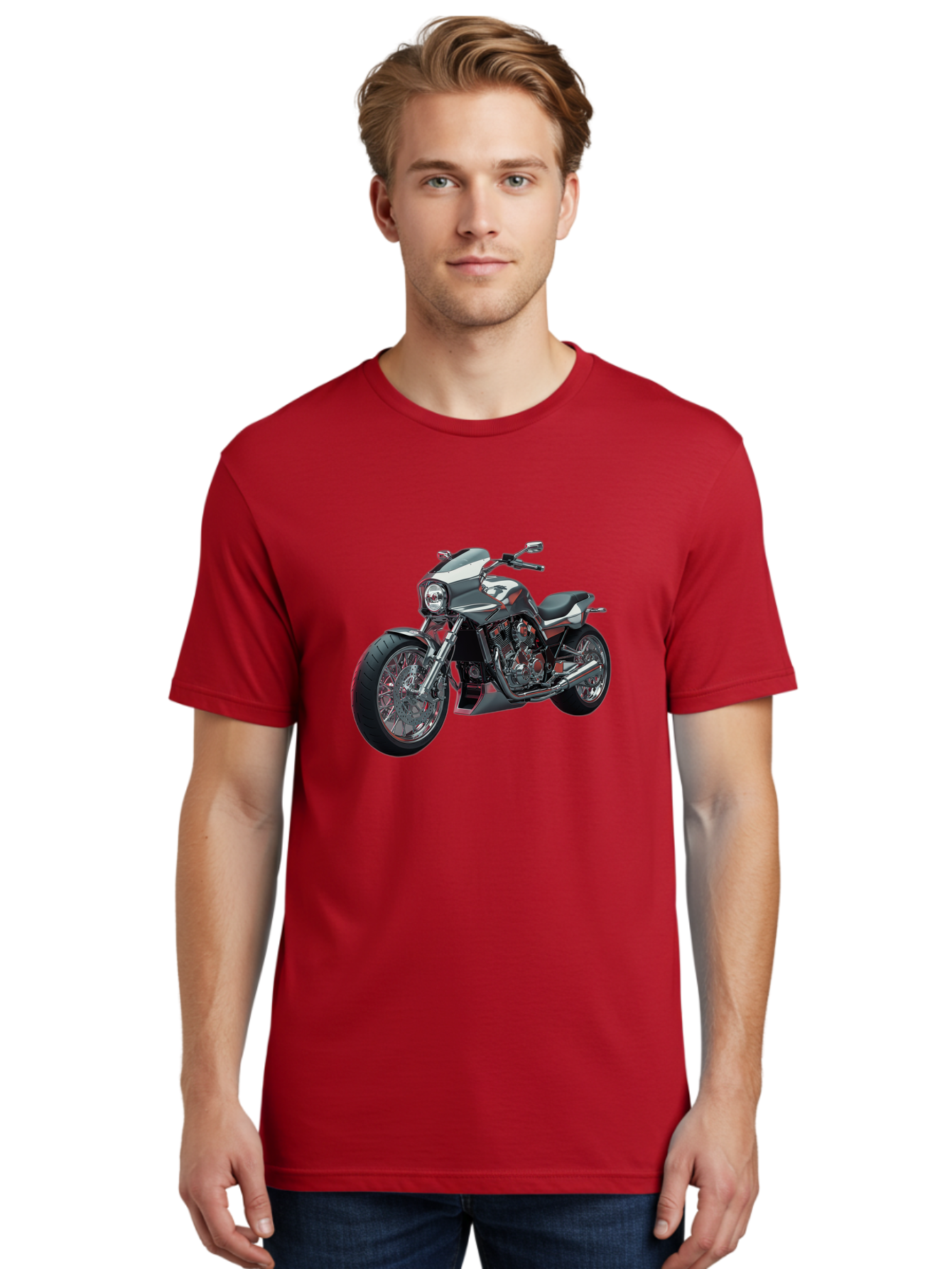Custom-Motorcycle Men'S Graphic Tee, 100% Cotton, Comfortable Casual Summer Wear, Machine Washable, Vintage Camera, Old Camera, Antique Camera, Black Camera, Classic Photography, Photography Equipment, Nostalgic Device, Film Camera, Camera Art Bao324