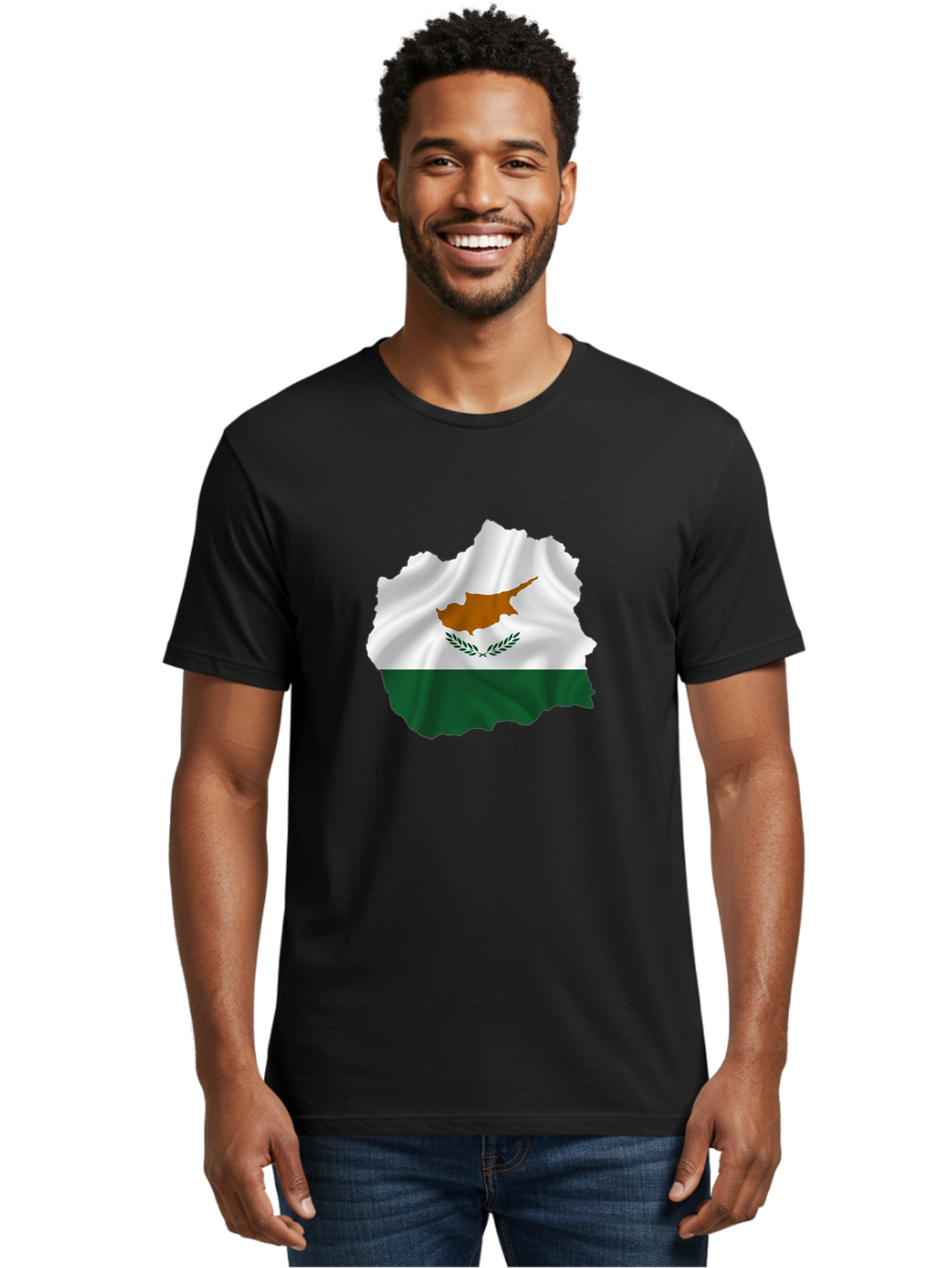 Cyprus-Flag-Map Men'S Graphic Tee, 100% Cotton, Comfortable Casual Summer Wear, Machine Washable, Vintage Camera, Old Camera, Antique Camera, Black Camera, Classic Photography, Photography Equipment, Nostalgic Device, Film Camera, Camera Art Bao328