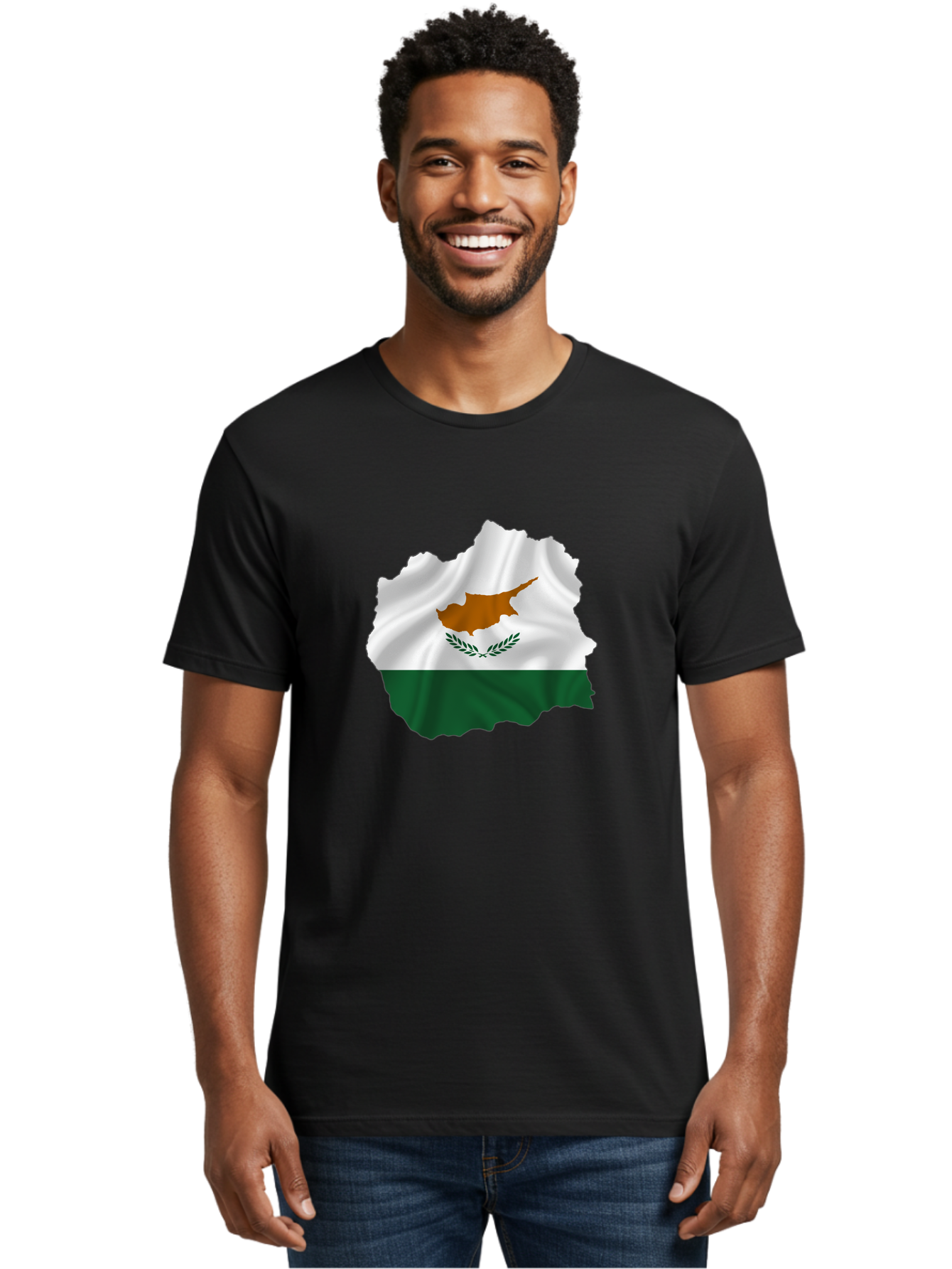 Cyprus-Flag-Map Men'S Graphic Tee, 100% Cotton, Comfortable Casual Summer Wear, Machine Washable, Vintage Camera, Old Camera, Antique Camera, Black Camera, Classic Photography, Photography Equipment, Nostalgic Device, Film Camera, Camera Art Bao328