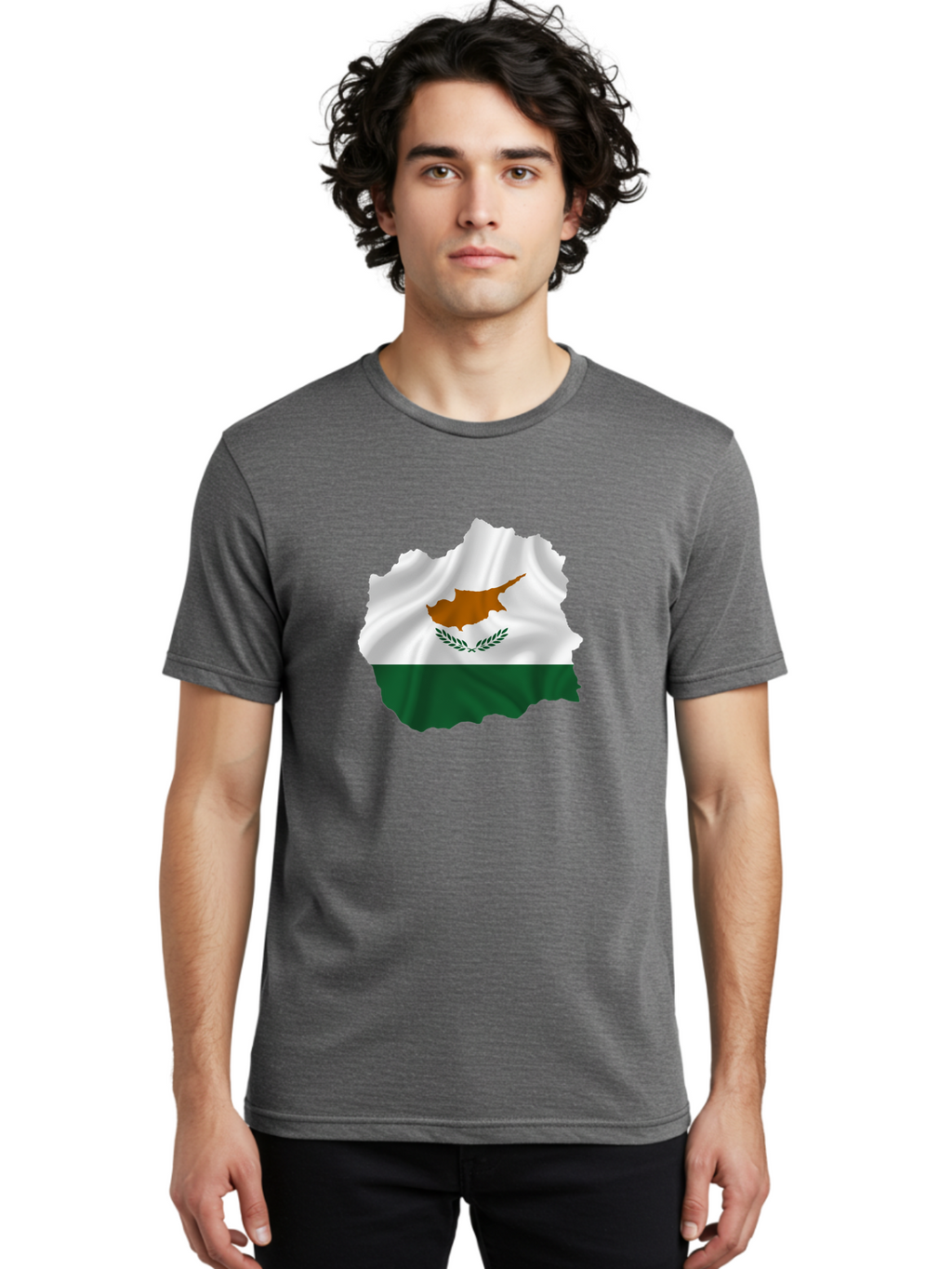 Cyprus-Flag-Map Men'S Graphic Tee, 100% Cotton, Comfortable Casual Summer Wear, Machine Washable, Vintage Camera, Old Camera, Antique Camera, Black Camera, Classic Photography, Photography Equipment, Nostalgic Device, Film Camera, Camera Art Bao328