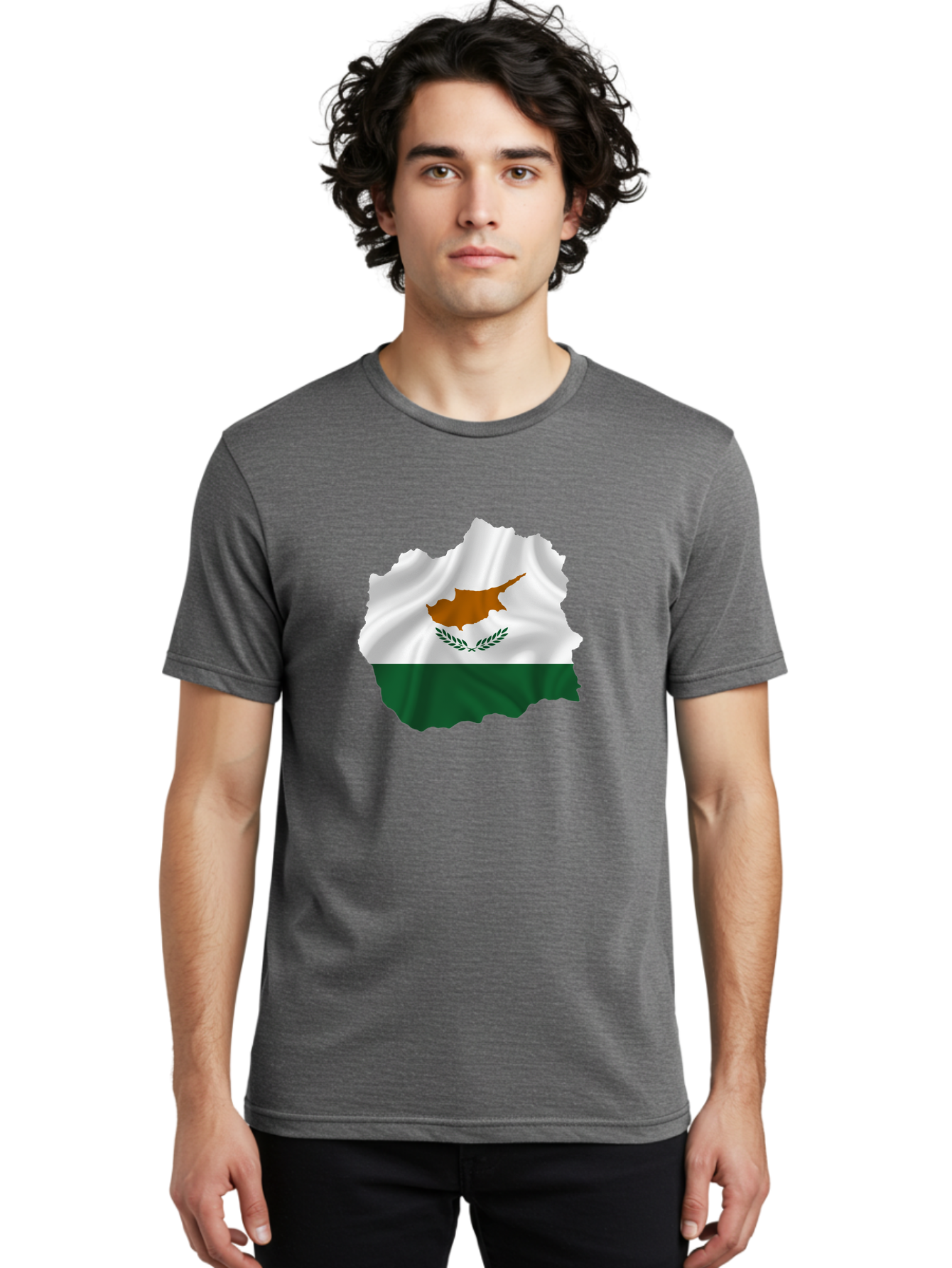 Cyprus-Flag-Map Men'S Graphic Tee, 100% Cotton, Comfortable Casual Summer Wear, Machine Washable, Vintage Camera, Old Camera, Antique Camera, Black Camera, Classic Photography, Photography Equipment, Nostalgic Device, Film Camera, Camera Art Bao328