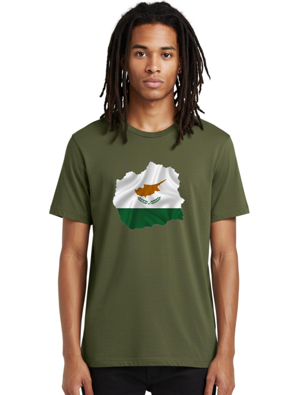 Cyprus-Flag-Map Men'S Graphic Tee, 100% Cotton, Comfortable Casual Summer Wear, Machine Washable, Vintage Camera, Old Camera, Antique Camera, Black Camera, Classic Photography, Photography Equipment, Nostalgic Device, Film Camera, Camera Art Bao328