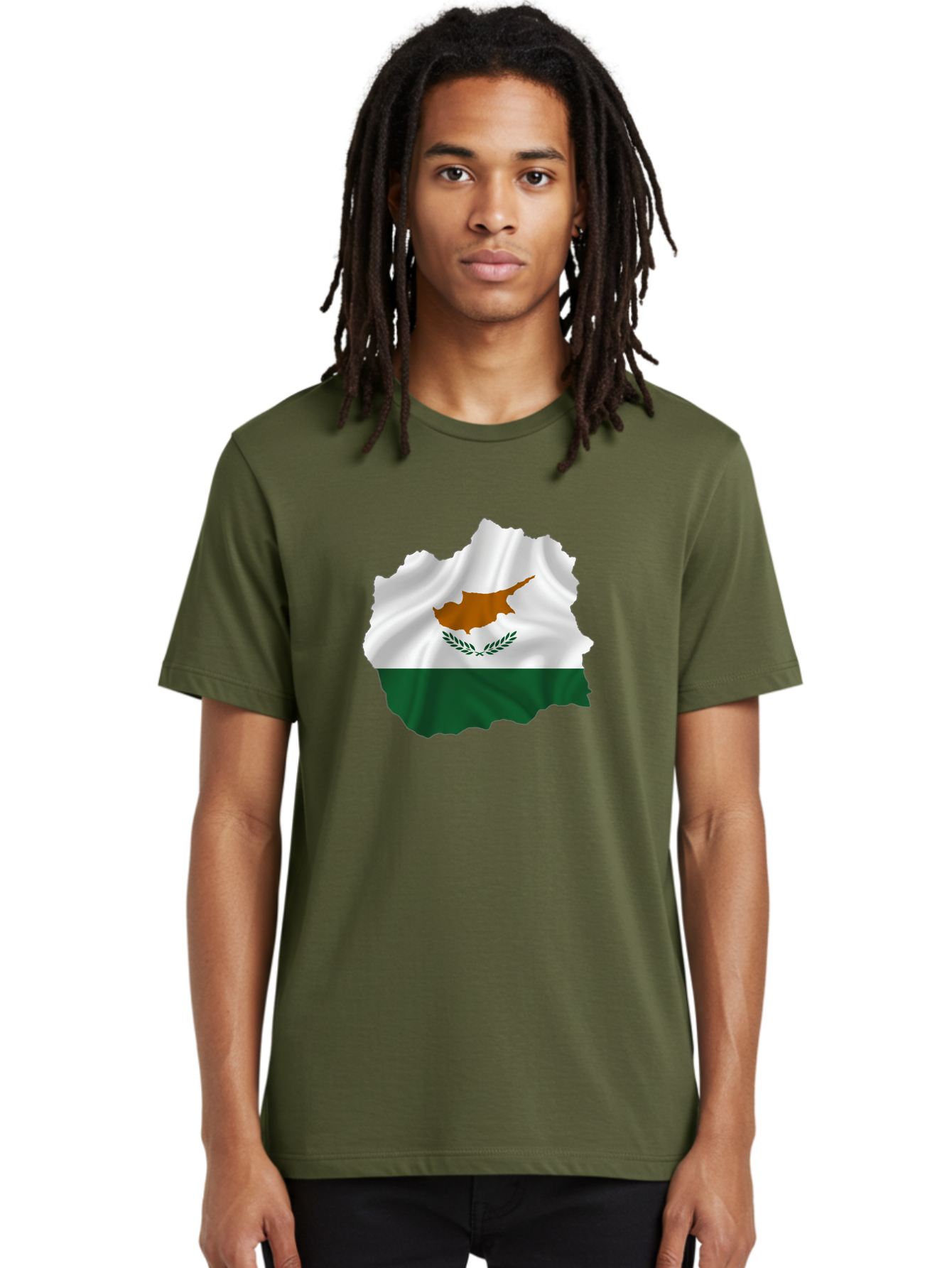 Cyprus-Flag-Map Men'S Graphic Tee, 100% Cotton, Comfortable Casual Summer Wear, Machine Washable, Vintage Camera, Old Camera, Antique Camera, Black Camera, Classic Photography, Photography Equipment, Nostalgic Device, Film Camera, Camera Art Bao328
