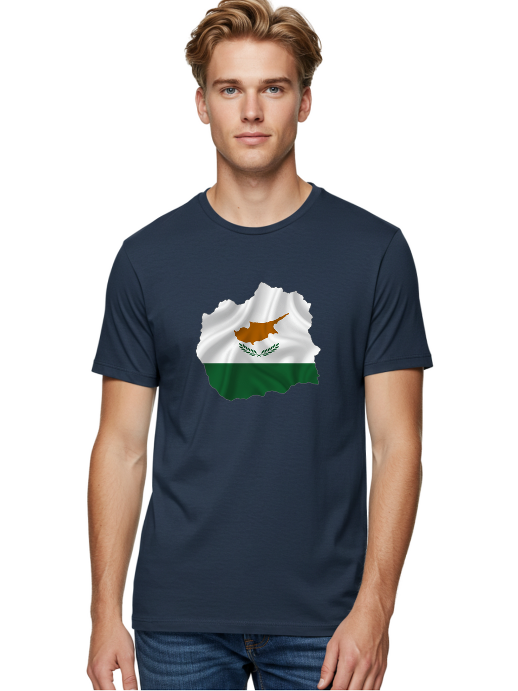 Cyprus-Flag-Map Men'S Graphic Tee, 100% Cotton, Comfortable Casual Summer Wear, Machine Washable, Vintage Camera, Old Camera, Antique Camera, Black Camera, Classic Photography, Photography Equipment, Nostalgic Device, Film Camera, Camera Art Bao328