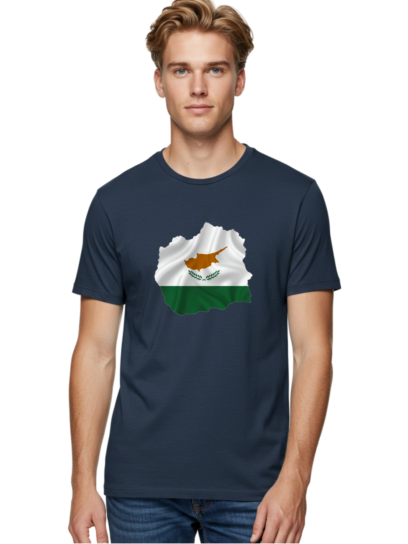 Cyprus-Flag-Map Men'S Graphic Tee, 100% Cotton, Comfortable Casual Summer Wear, Machine Washable, Vintage Camera, Old Camera, Antique Camera, Black Camera, Classic Photography, Photography Equipment, Nostalgic Device, Film Camera, Camera Art Bao328