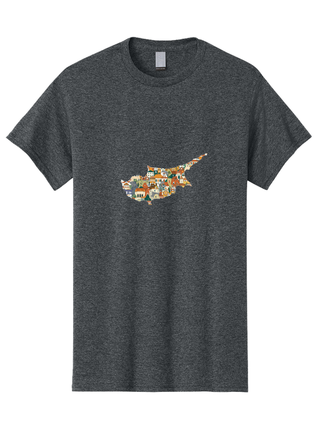 Cyprus-Map Men'S Graphic Tee, 100% Cotton, Comfortable Casual Summer Wear, Machine Washable, Vintage Camera, Old Camera, Antique Camera, Black Camera, Classic Photography, Photography Equipment, Nostalgic Device, Film Camera, Camera Art Bao329
