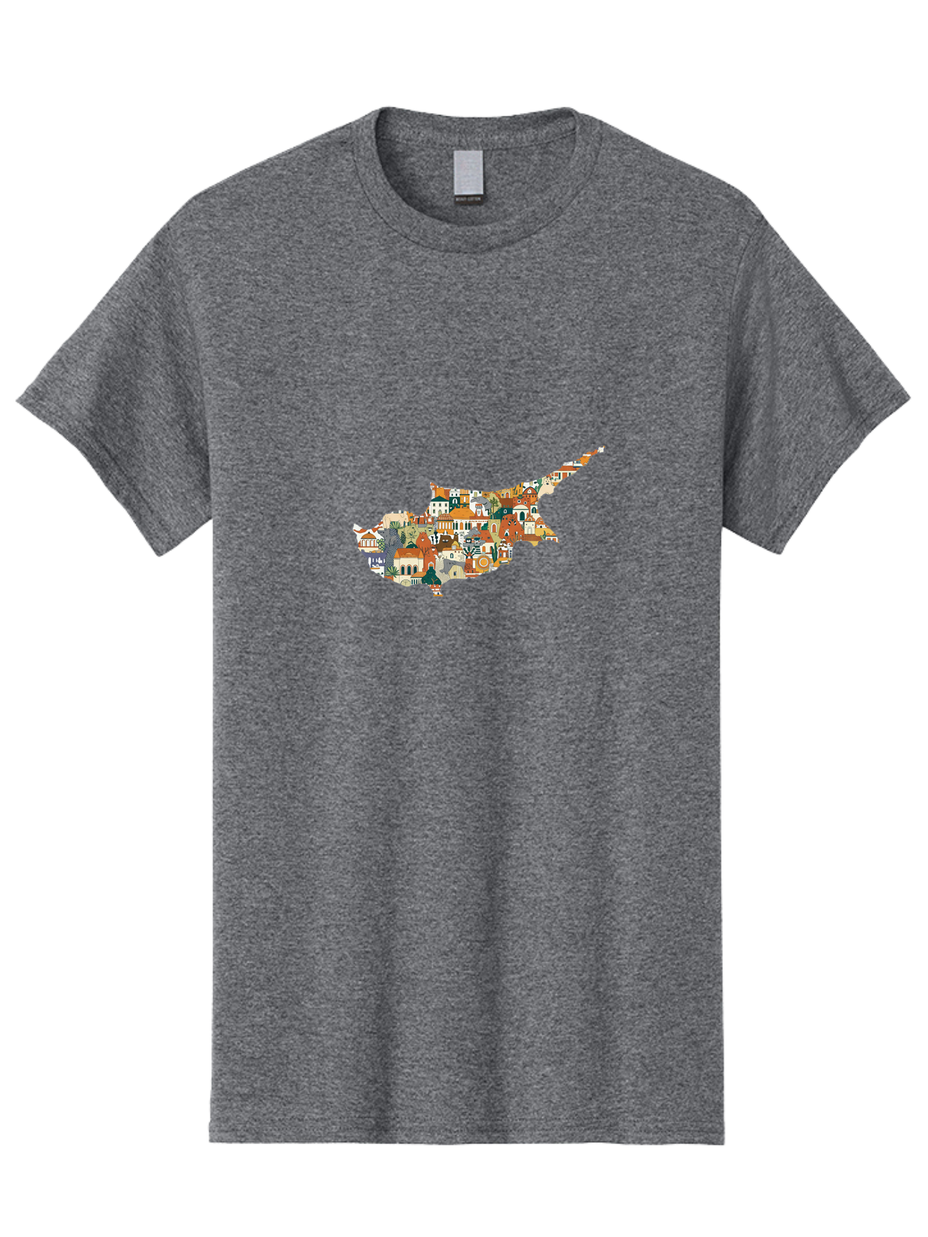 Cyprus-Map Men'S Graphic Tee, 100% Cotton, Comfortable Casual Summer Wear, Machine Washable, Vintage Camera, Old Camera, Antique Camera, Black Camera, Classic Photography, Photography Equipment, Nostalgic Device, Film Camera, Camera Art Bao329