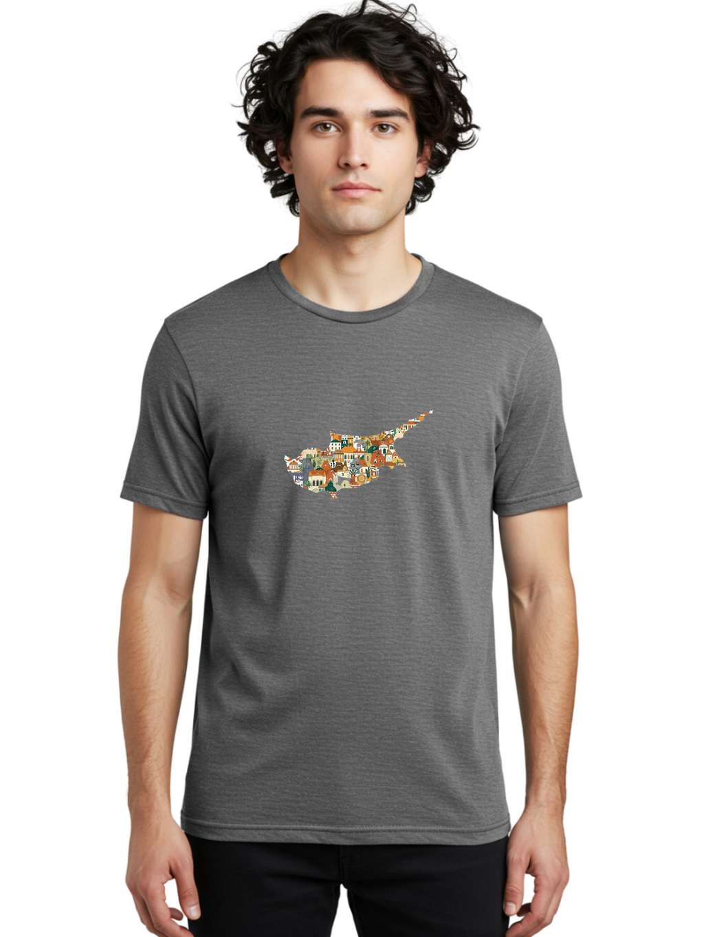 Cyprus-Map Men'S Graphic Tee, 100% Cotton, Comfortable Casual Summer Wear, Machine Washable, Vintage Camera, Old Camera, Antique Camera, Black Camera, Classic Photography, Photography Equipment, Nostalgic Device, Film Camera, Camera Art Bao329