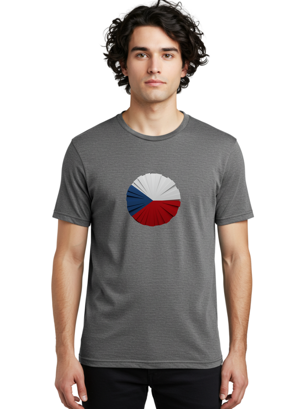 Czech-Republic-Flag Men'S Graphic Tee, 100% Cotton, Comfortable Casual Summer Wear, Machine Washable, Vintage Camera, Old Camera, Antique Camera, Black Camera, Classic Photography, Photography Equipment, Nostalgic Device, Film Camera, Bao330