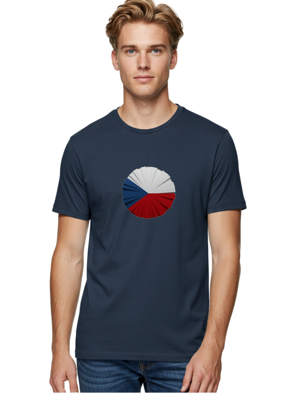 Czech-Republic-Flag Men'S Graphic Tee, 100% Cotton, Comfortable Casual Summer Wear, Machine Washable, Vintage Camera, Old Camera, Antique Camera, Black Camera, Classic Photography, Photography Equipment, Nostalgic Device, Film Camera, Bao330