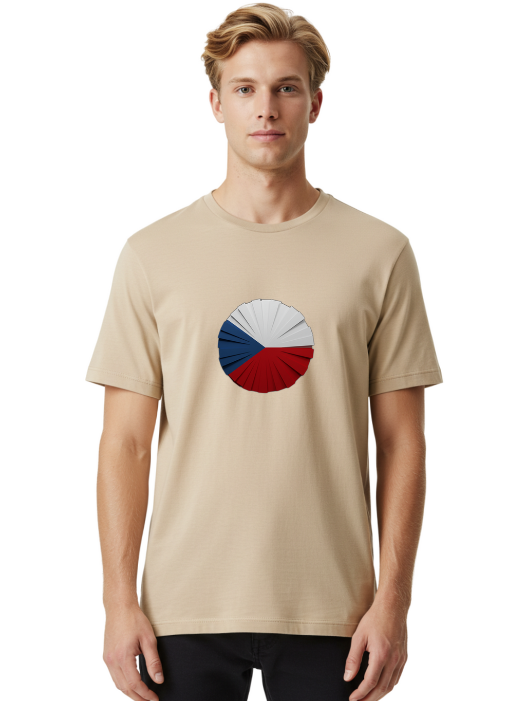 Czech-Republic-Flag Men'S Graphic Tee, 100% Cotton, Comfortable Casual Summer Wear, Machine Washable, Vintage Camera, Old Camera, Antique Camera, Black Camera, Classic Photography, Photography Equipment, Nostalgic Device, Film Camera, Bao330