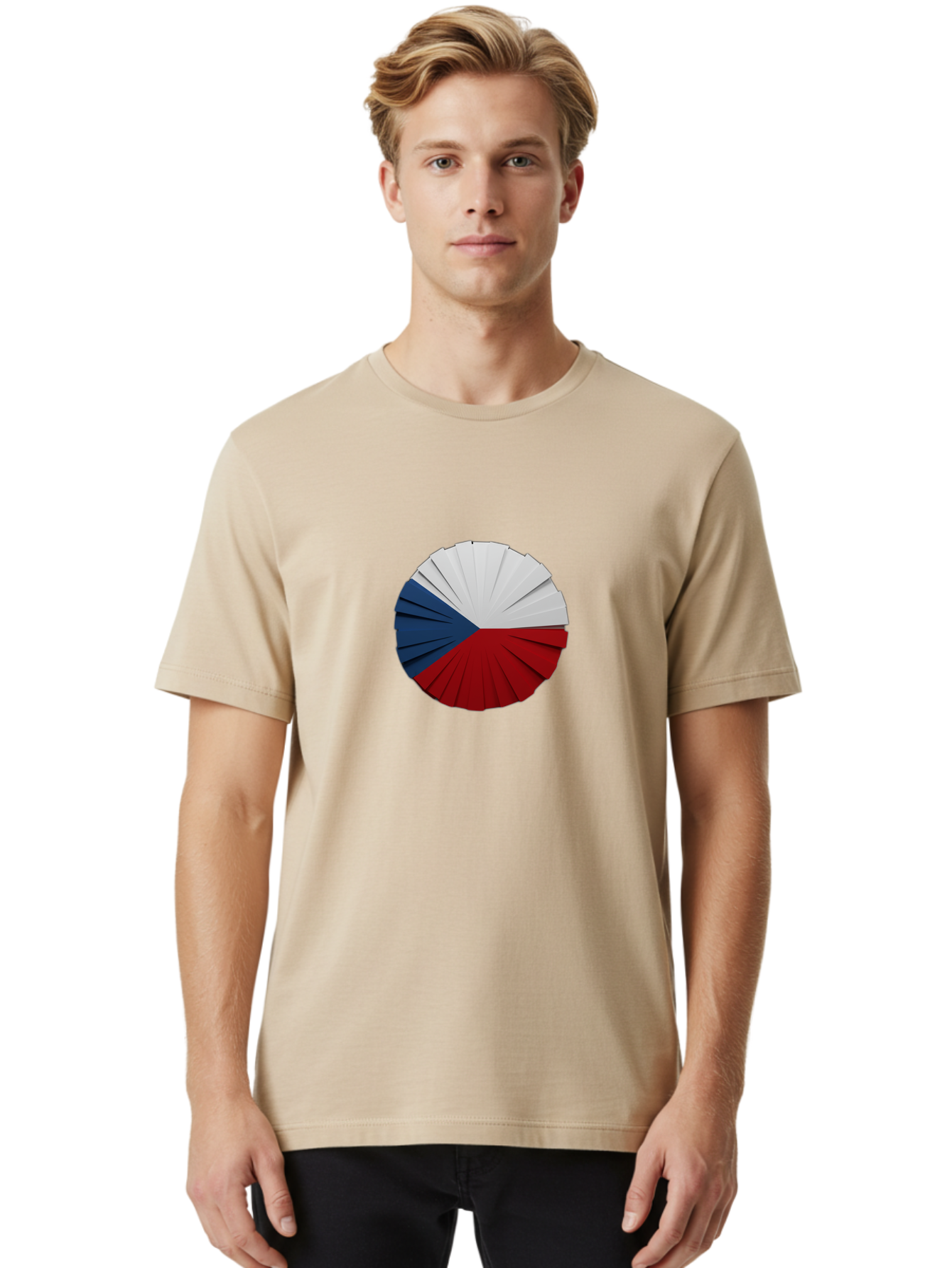 Czech-Republic-Flag Men'S Graphic Tee, 100% Cotton, Comfortable Casual Summer Wear, Machine Washable, Vintage Camera, Old Camera, Antique Camera, Black Camera, Classic Photography, Photography Equipment, Nostalgic Device, Film Camera, Bao330