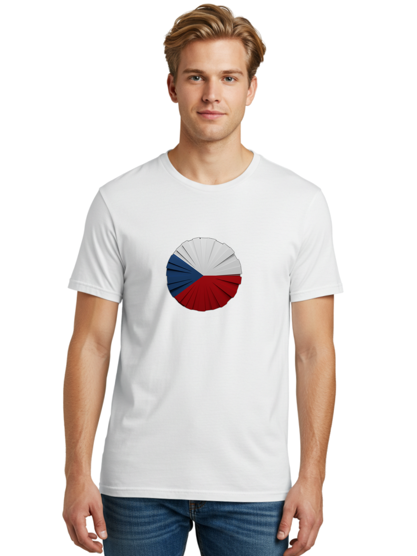 Czech-Republic-Flag Men'S Graphic Tee, 100% Cotton, Comfortable Casual Summer Wear, Machine Washable, Vintage Camera, Old Camera, Antique Camera, Black Camera, Classic Photography, Photography Equipment, Nostalgic Device, Film Camera, Bao330