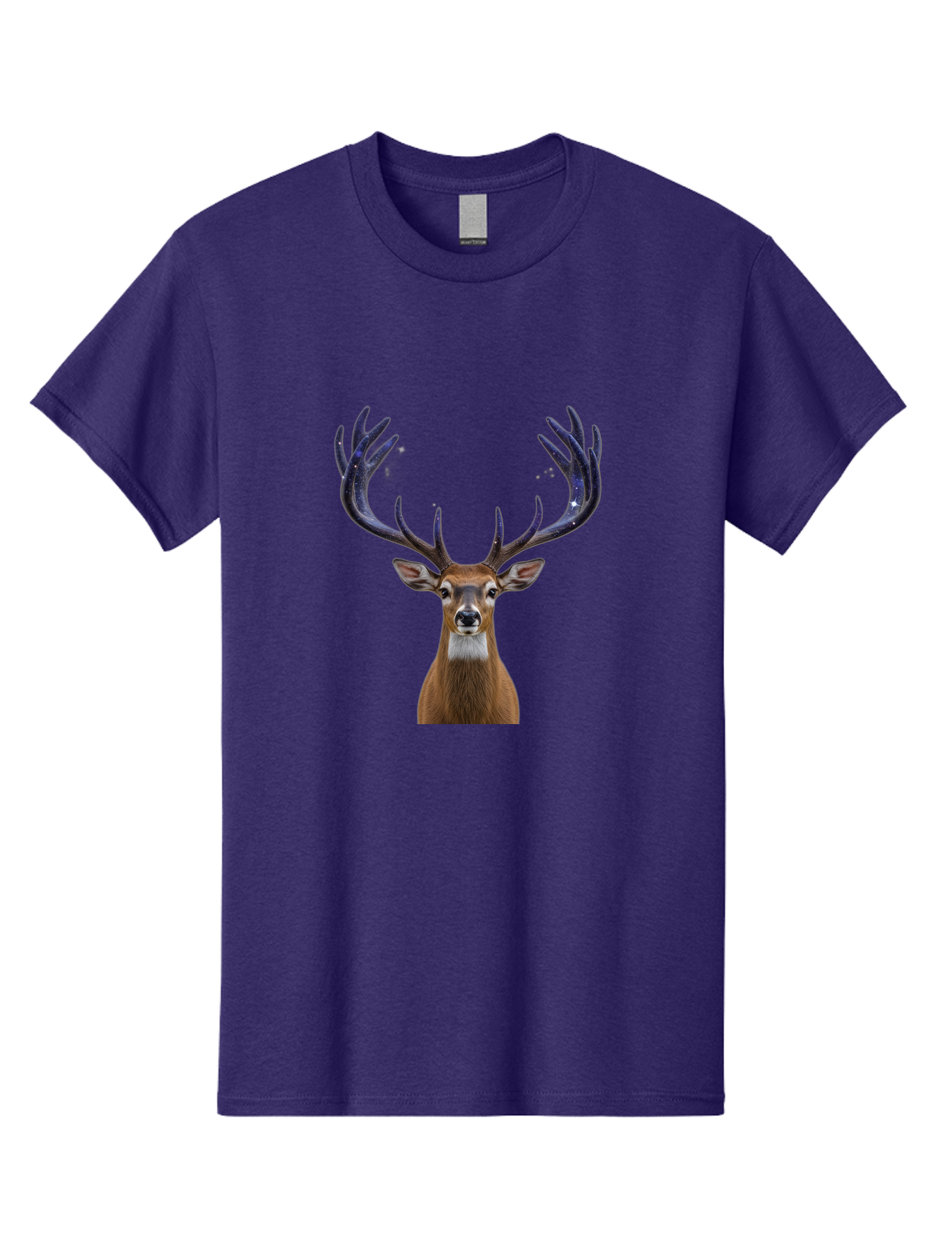 Deer-Head-With-Antlers Men'S Graphic Tee, 100% Cotton, Comfortable Casual Summer Wear, Machine Washable, Vintage Camera, Old Camera, Antique Camera, Black Camera, Classic Photography, Photography Equipment, Nostalgic Device, Film Camera, Bao334