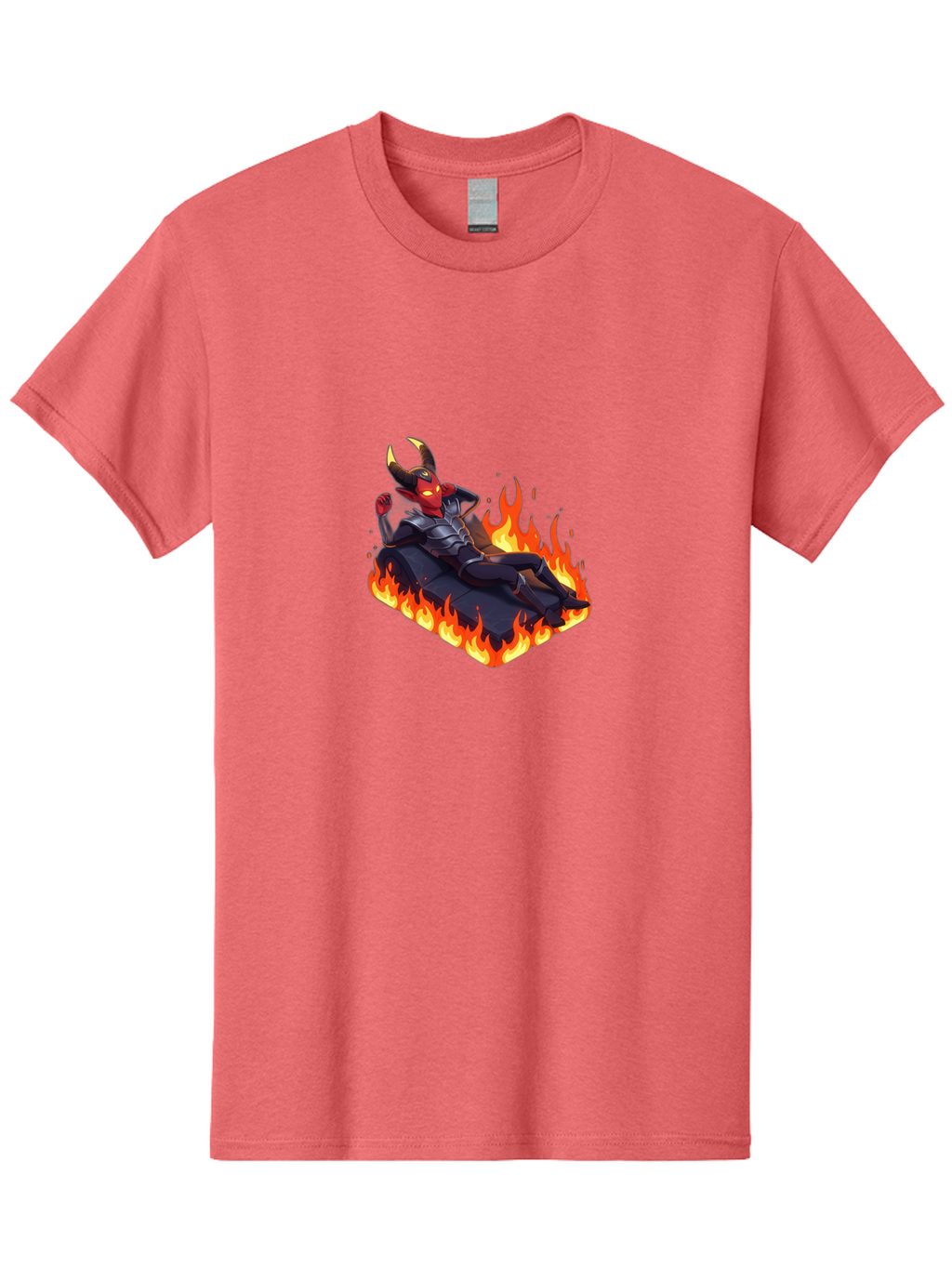 Demon-Reclining-On-Rocks Men'S Graphic Tee, 100% Cotton, Comfortable Casual Summer Wear, Machine Washable, Vintage Camera, Old Camera, Antique Camera, Black Camera, Classic Photography, Photography Equipment, Nostalgic Device, Film Camera, Bao337