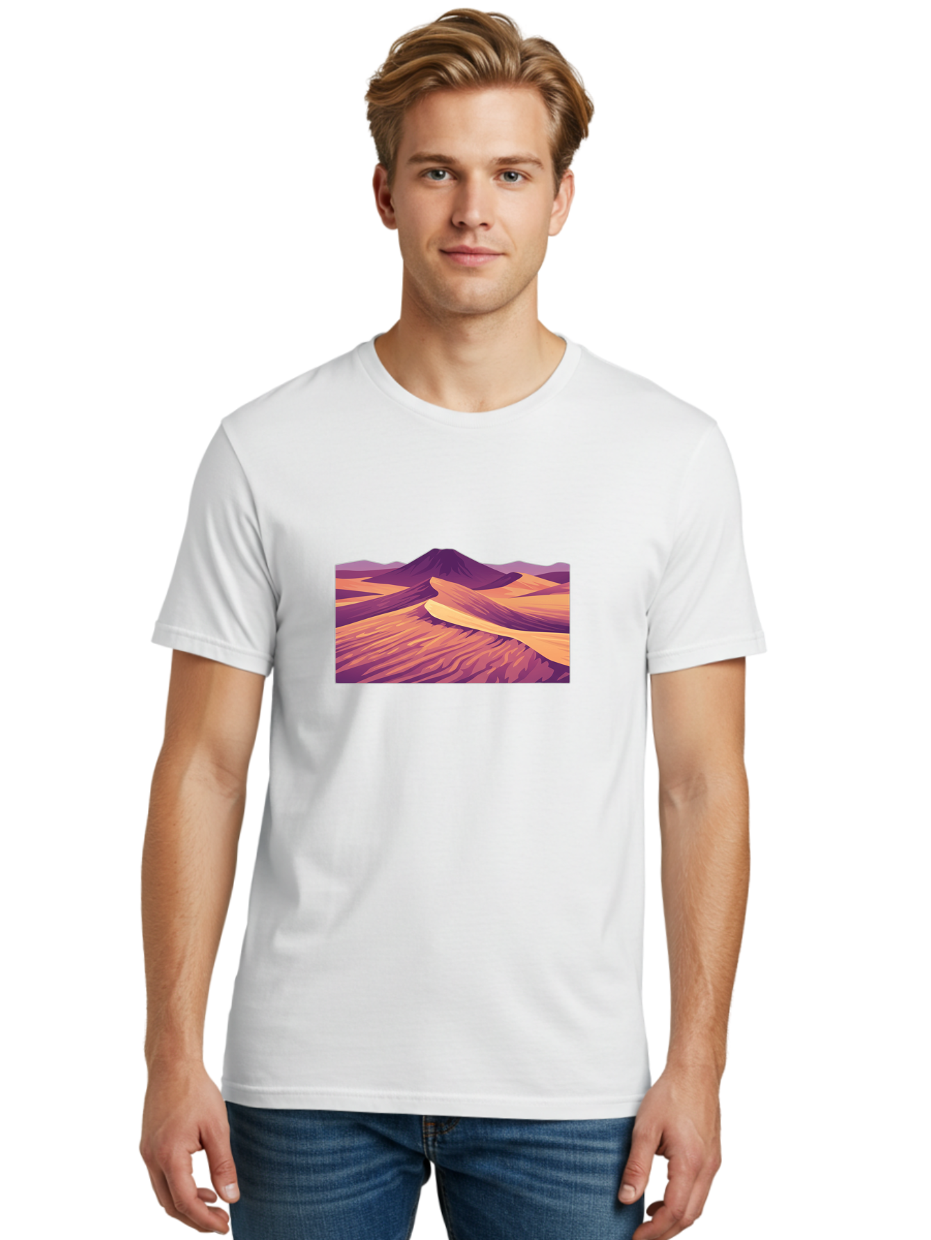Desert-Landscape Men'S Graphic Tee, 100% Cotton, Comfortable Casual Summer Wear, Machine Washable, Vintage Camera, Old Camera, Antique Camera, Black Camera, Classic Photography, Photography Equipment, Nostalgic Device, Film Camera, Camera Art Bao340