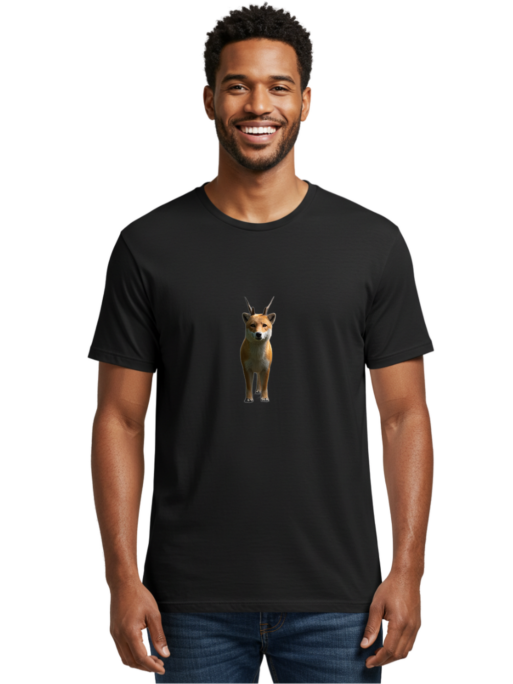 Dhole-With-Antlers Men'S Graphic Tee, 100% Cotton, Comfortable Casual Summer Wear, Machine Washable, Vintage Camera, Old Camera, Antique Camera, Black Camera, Classic Photography, Photography Equipment, Nostalgic Device, Film Camera, Bao342