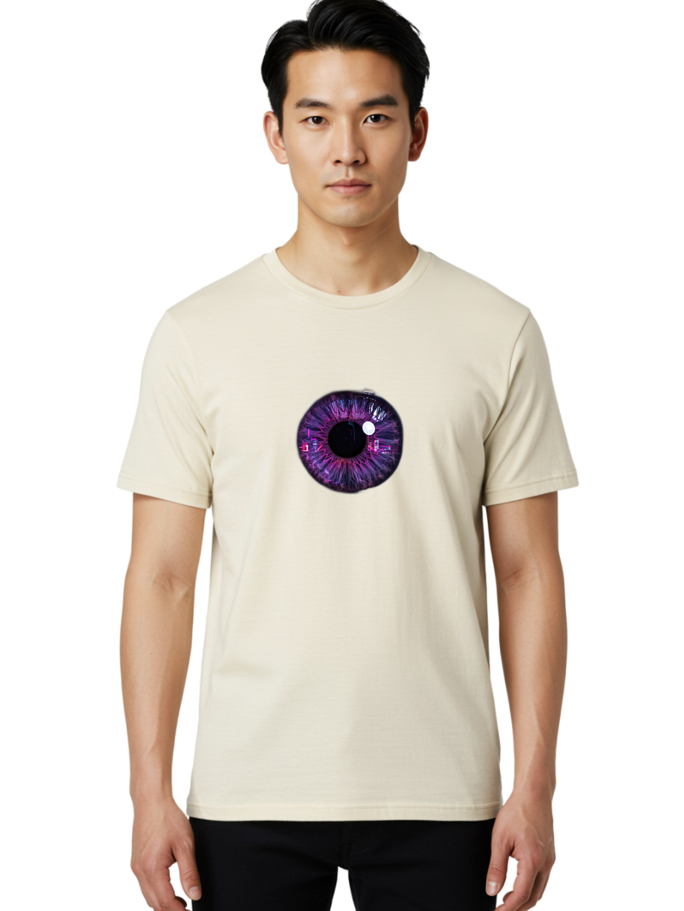 Digital-Eye Men'S Graphic Tee, 100% Cotton, Comfortable Casual Summer Wear, Machine Washable, Vintage Camera, Old Camera, Antique Camera, Black Camera, Classic Photography, Photography Equipment, Nostalgic Device, Film Camera, Camera Art Bao344