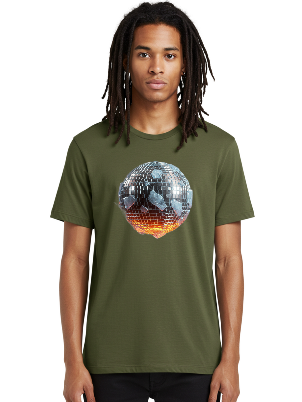 Disco-Ball-1 Men'S Graphic Tee, 100% Cotton, Comfortable Casual Summer Wear, Machine Washable, Vintage Camera, Old Camera, Antique Camera, Black Camera, Classic Photography, Photography Equipment, Nostalgic Device, Film Camera, Camera Art Bao345