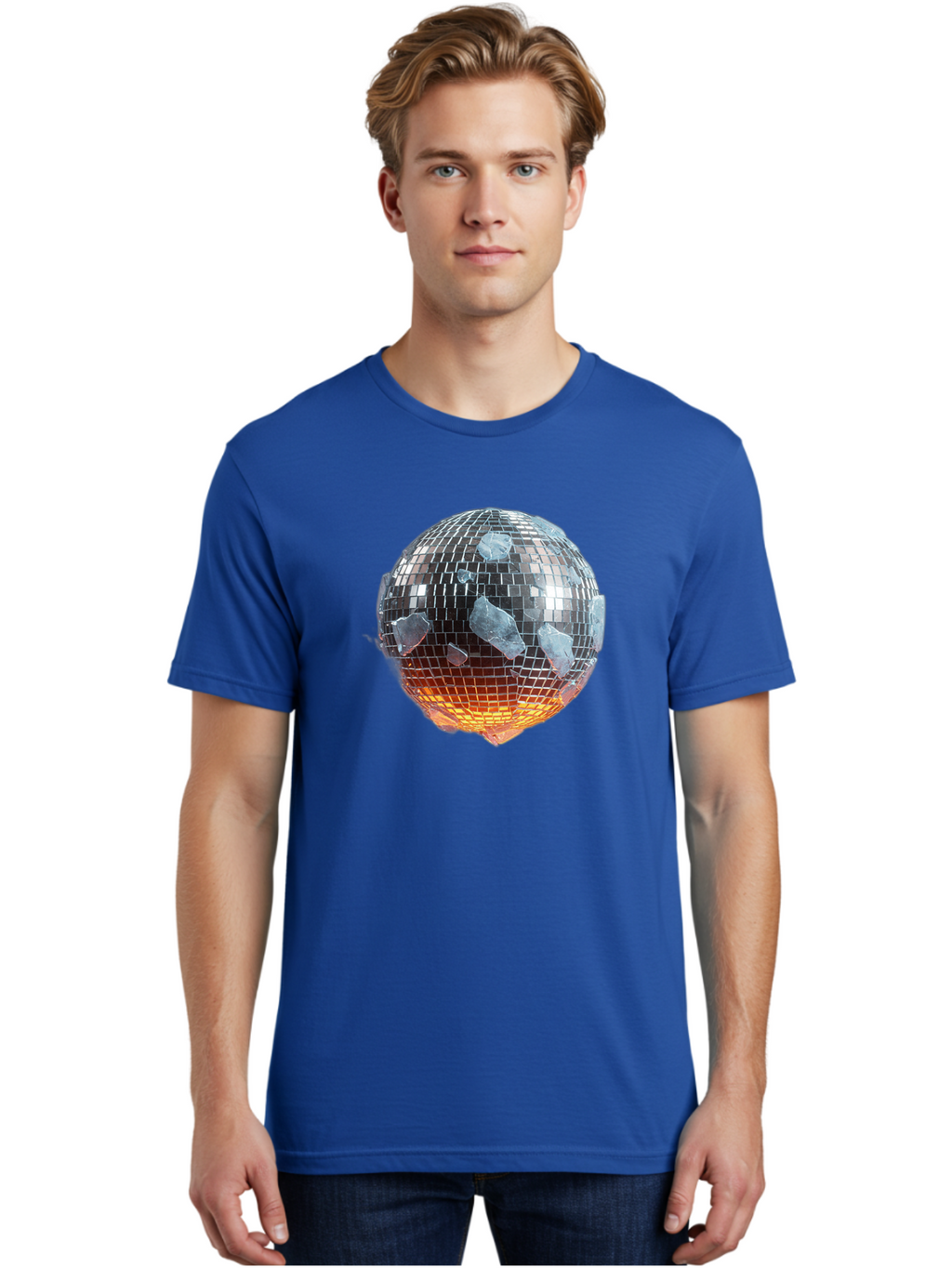 Disco-Ball-1 Men'S Graphic Tee, 100% Cotton, Comfortable Casual Summer Wear, Machine Washable, Vintage Camera, Old Camera, Antique Camera, Black Camera, Classic Photography, Photography Equipment, Nostalgic Device, Film Camera, Camera Art Bao345