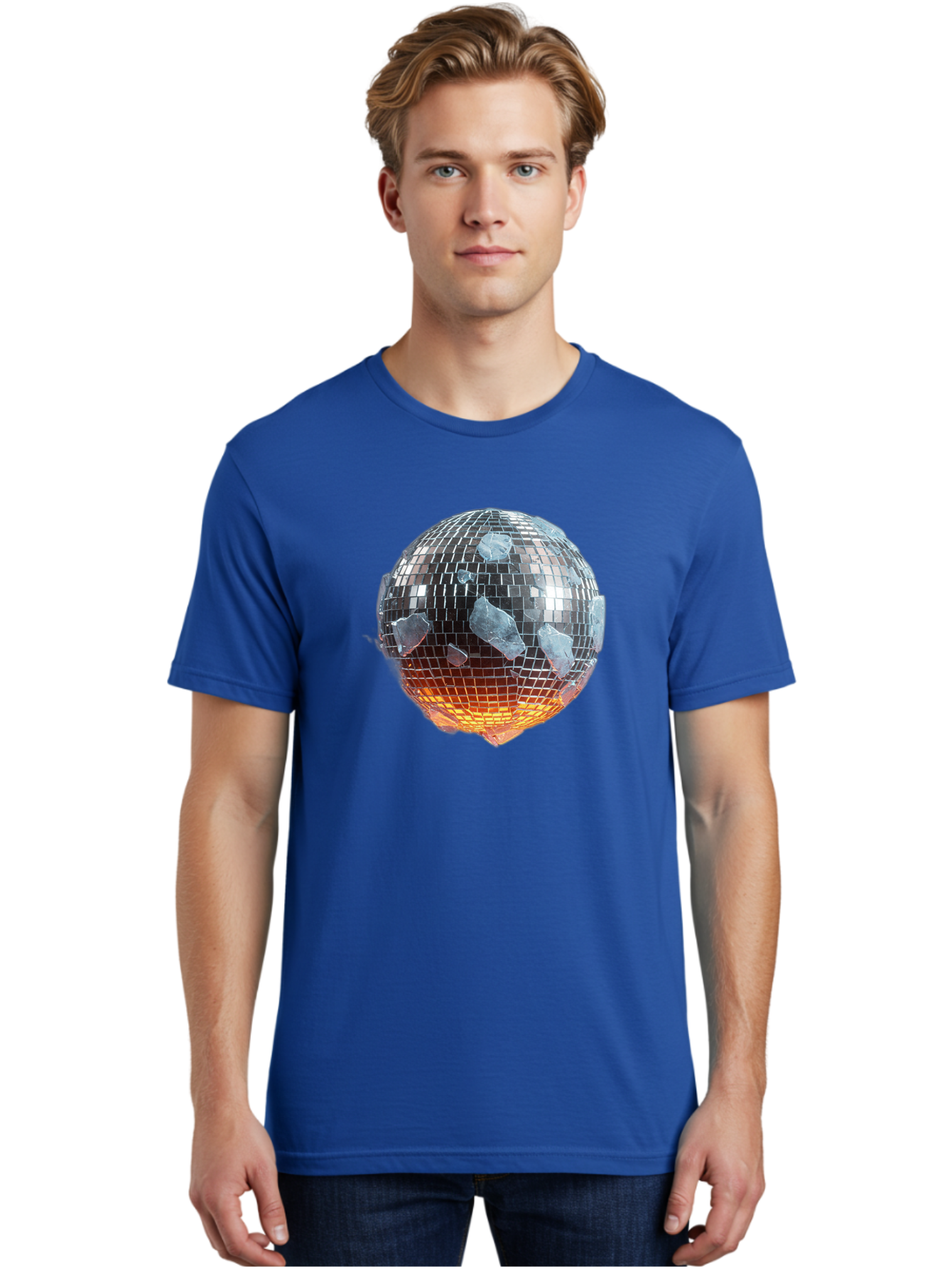Disco-Ball-1 Men'S Graphic Tee, 100% Cotton, Comfortable Casual Summer Wear, Machine Washable, Vintage Camera, Old Camera, Antique Camera, Black Camera, Classic Photography, Photography Equipment, Nostalgic Device, Film Camera, Camera Art Bao345