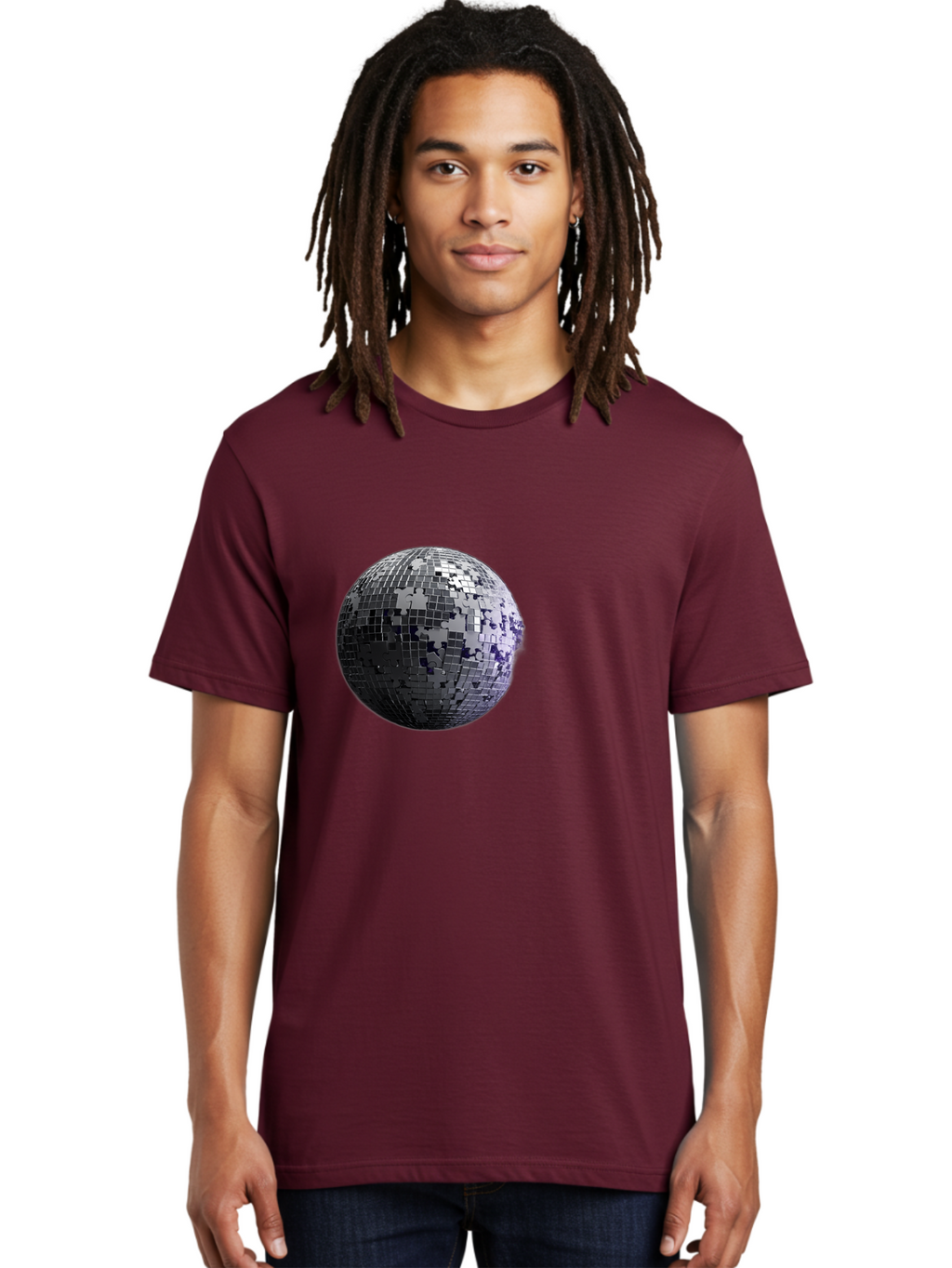Disco-Ball-3 Men'S Graphic Tee, 100% Cotton, Comfortable Casual Summer Wear, Machine Washable, Vintage Camera, Old Camera, Antique Camera, Black Camera, Classic Photography, Photography Equipment, Nostalgic Device, Film Camera, Camera Art Bao347
