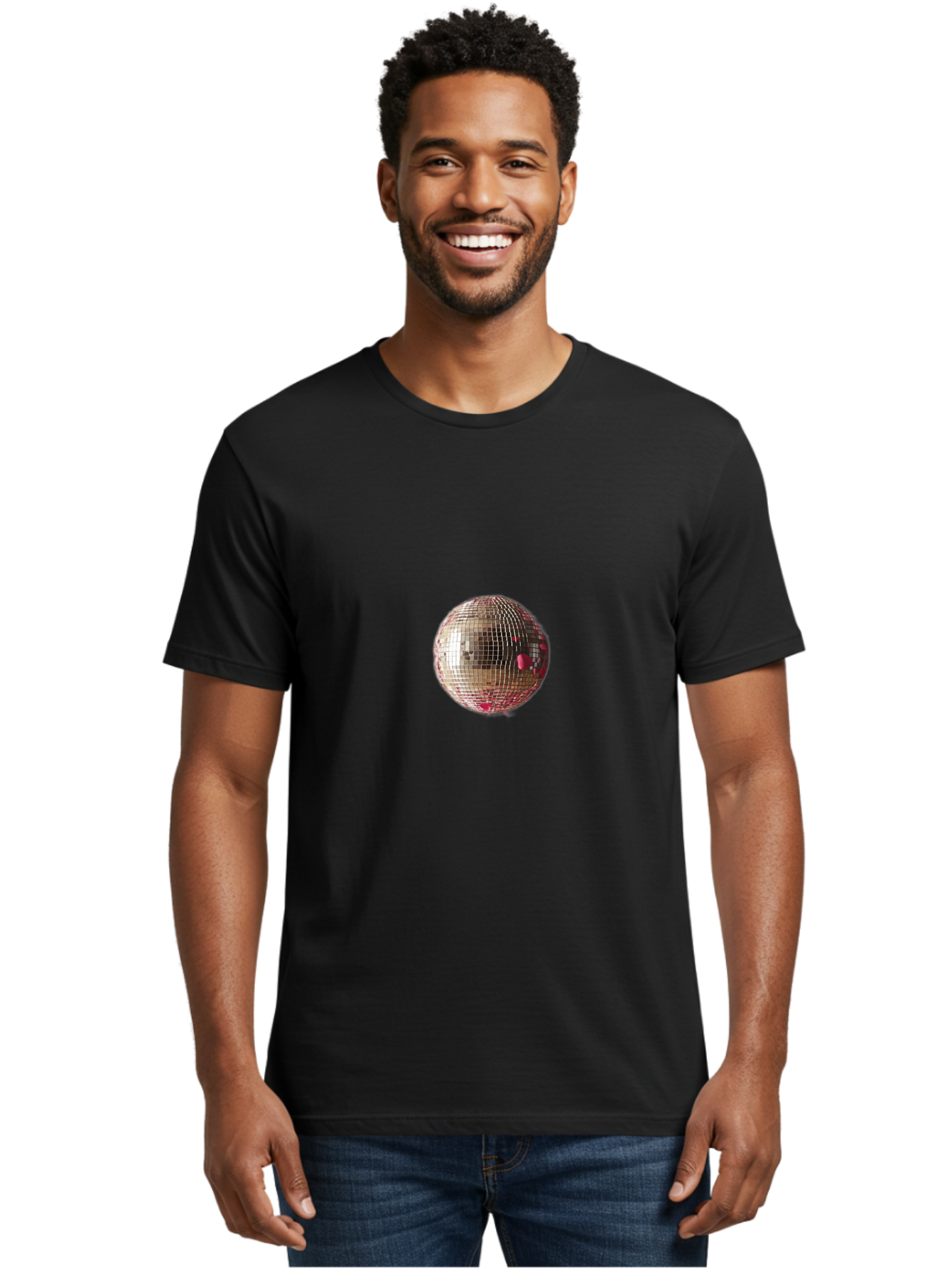 Disco-Ball Men'S Graphic Tee, 100% Cotton, Comfortable Casual Summer Wear, Machine Washable, Vintage Camera, Old Camera, Antique Camera, Black Camera, Classic Photography, Photography Equipment, Nostalgic Device, Film Camera, Camera Art Bao348