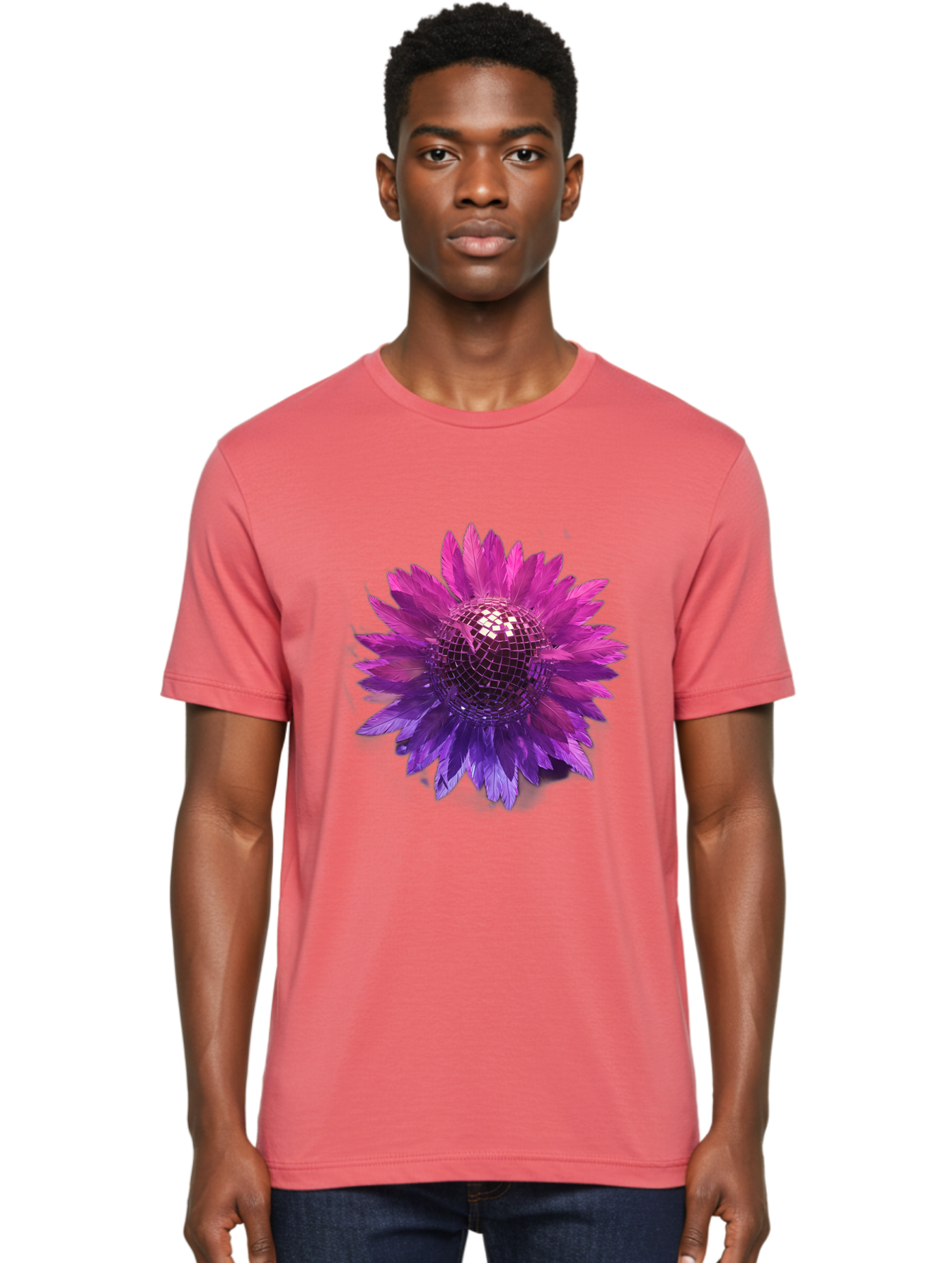 Disco-Flower Men'S Graphic Tee, 100% Cotton, Comfortable Casual Summer Wear, Machine Washable, Vintage Camera, Old Camera, Antique Camera, Black Camera, Classic Photography, Photography Equipment, Nostalgic Device, Film Camera, Camera Art Bao349