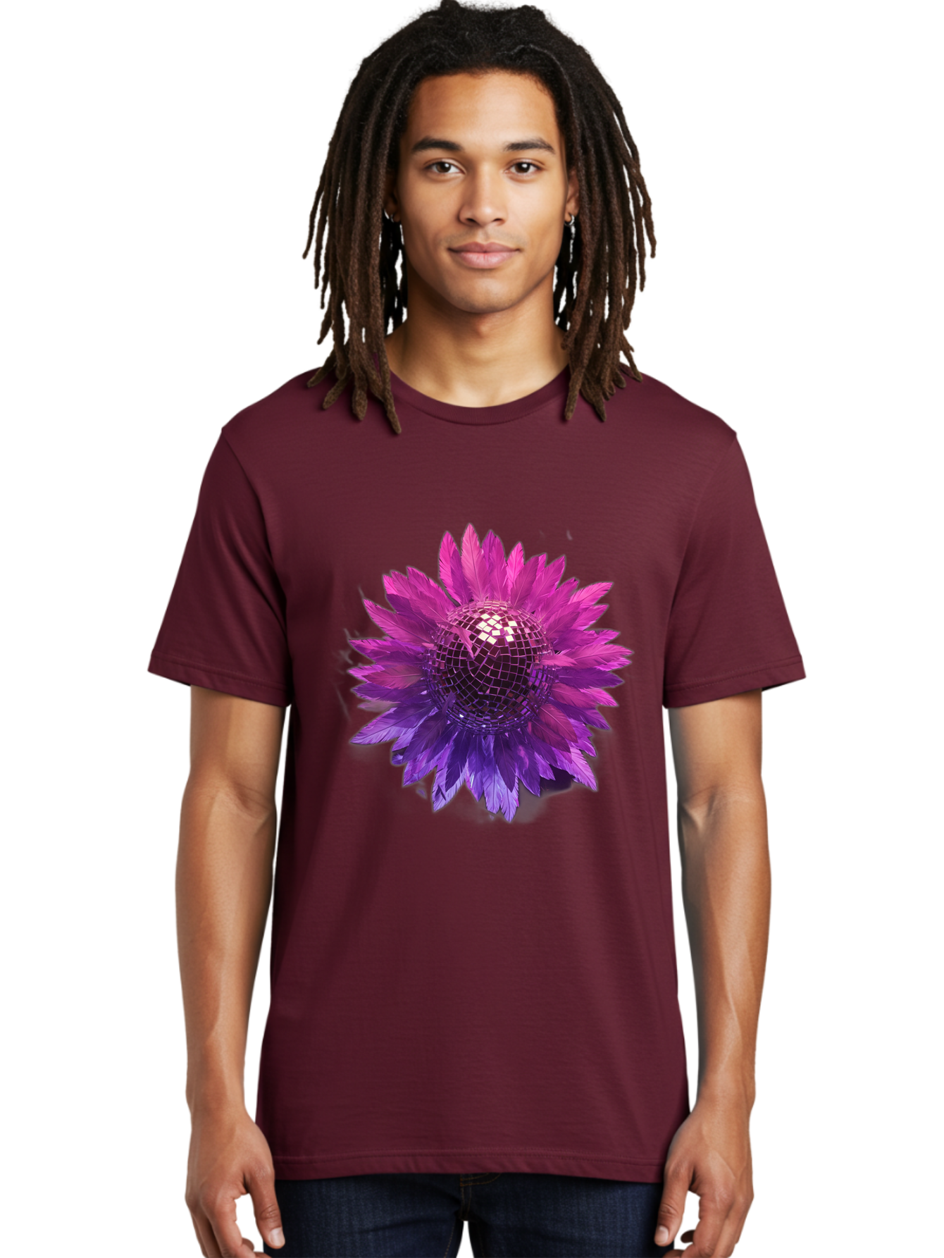 Disco-Flower Men'S Graphic Tee, 100% Cotton, Comfortable Casual Summer Wear, Machine Washable, Vintage Camera, Old Camera, Antique Camera, Black Camera, Classic Photography, Photography Equipment, Nostalgic Device, Film Camera, Camera Art Bao349