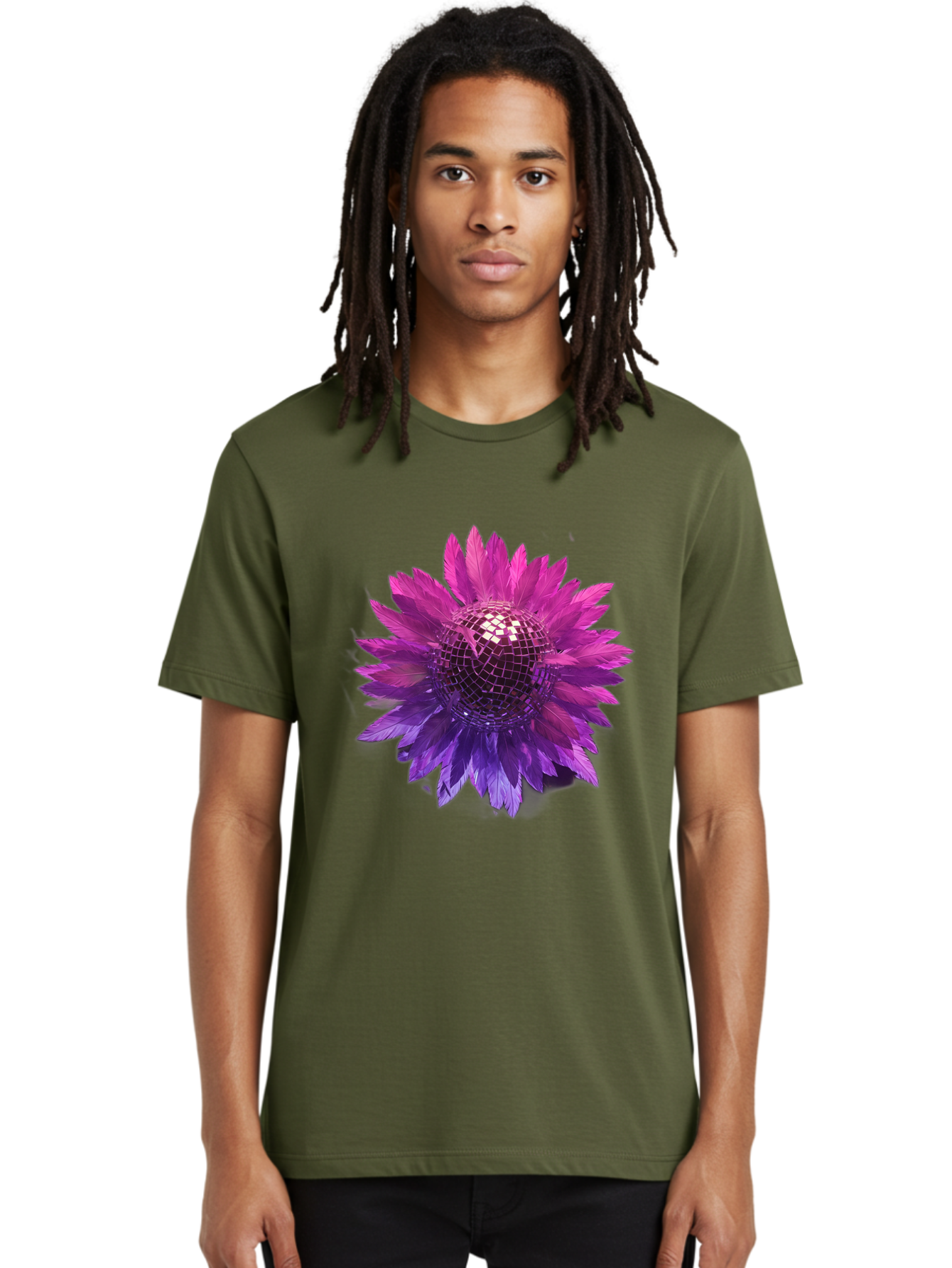 Disco-Flower Men'S Graphic Tee, 100% Cotton, Comfortable Casual Summer Wear, Machine Washable, Vintage Camera, Old Camera, Antique Camera, Black Camera, Classic Photography, Photography Equipment, Nostalgic Device, Film Camera, Camera Art Bao349