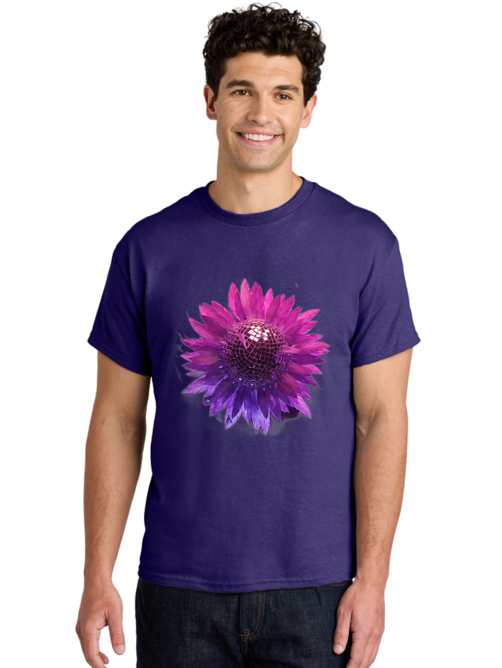 Disco-Flower Men'S Graphic Tee, 100% Cotton, Comfortable Casual Summer Wear, Machine Washable, Vintage Camera, Old Camera, Antique Camera, Black Camera, Classic Photography, Photography Equipment, Nostalgic Device, Film Camera, Camera Art Bao349